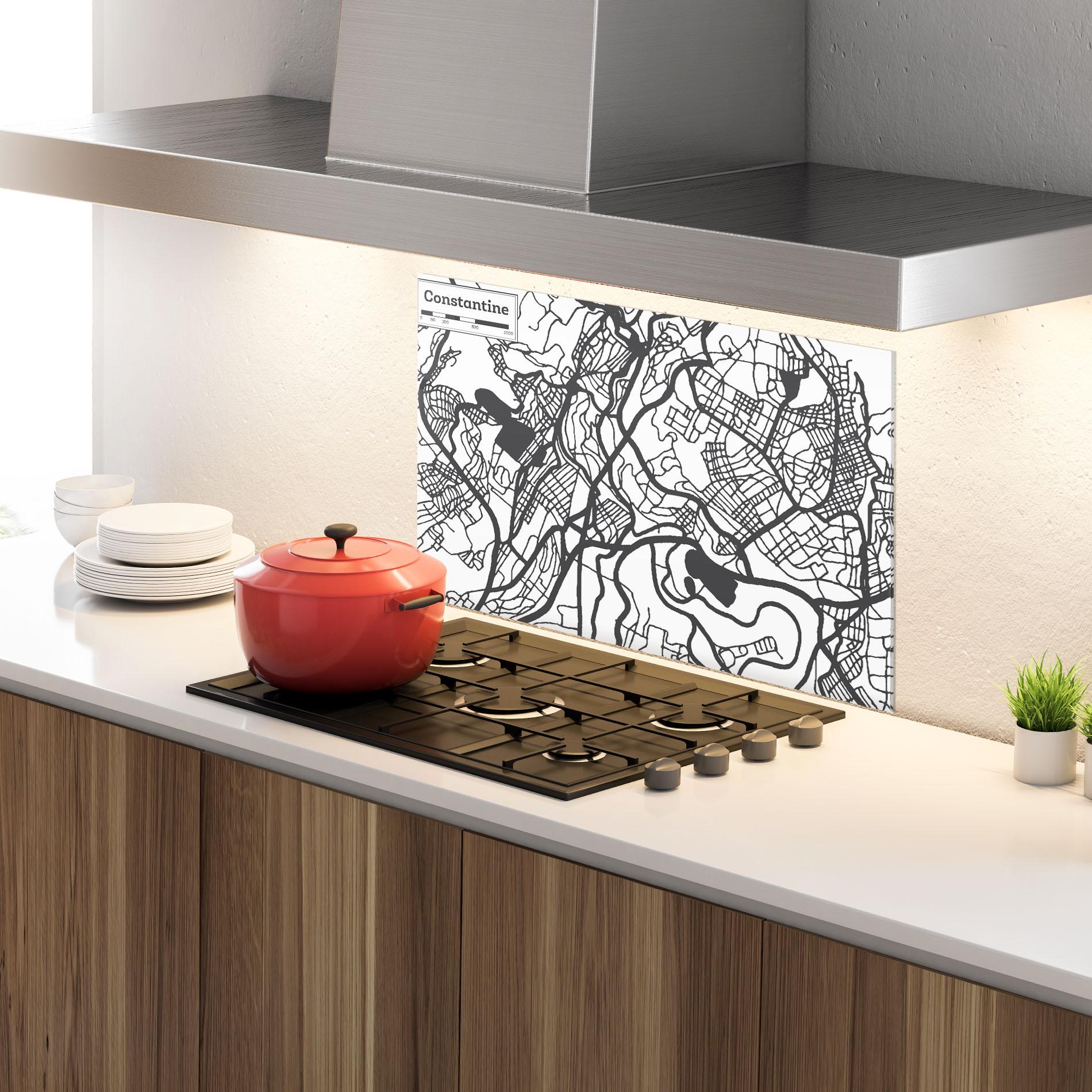 Konyhai üveg hátfal Constantine Map mockup 4