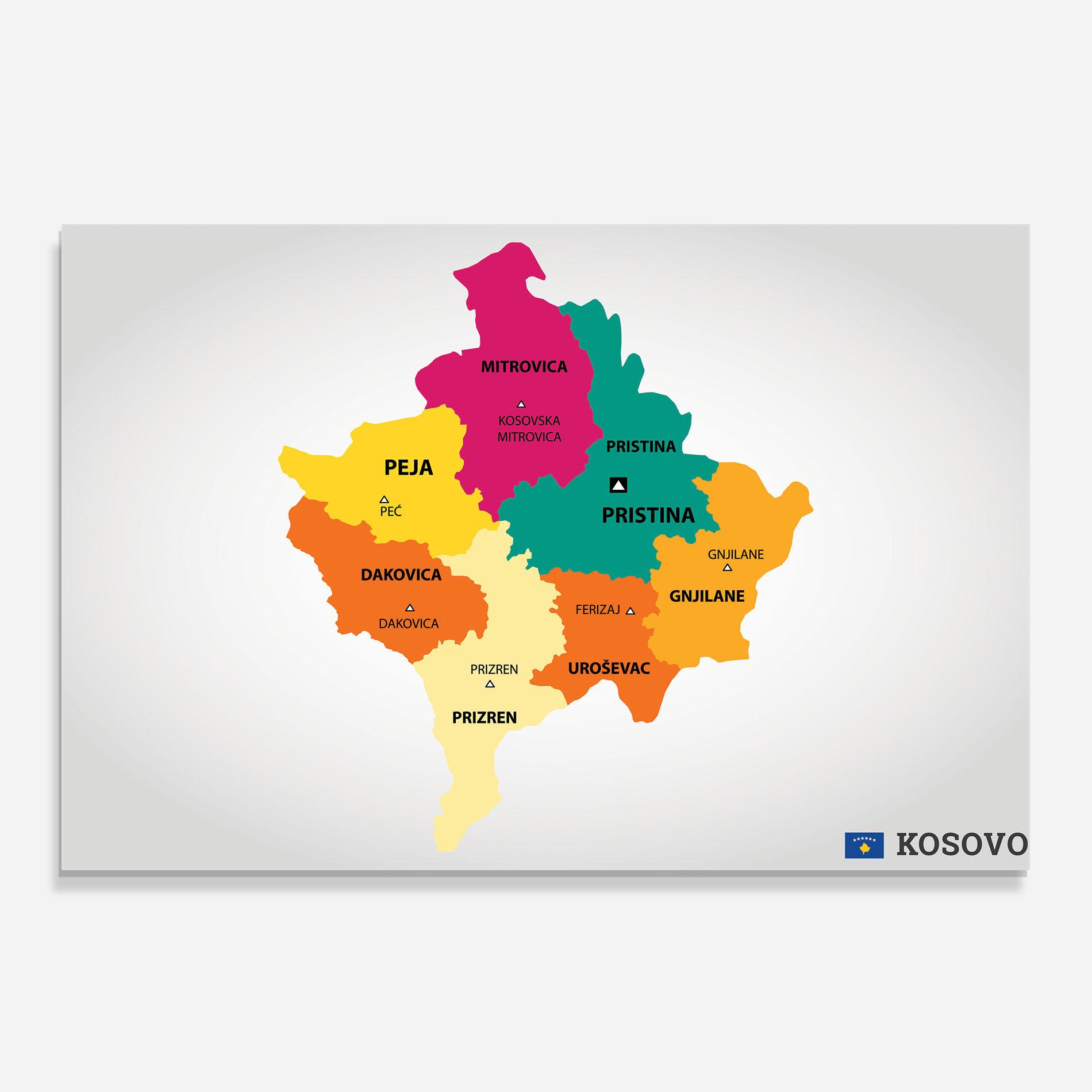 Konyhai üveg hátfal Kosovo Color Map mockup 0