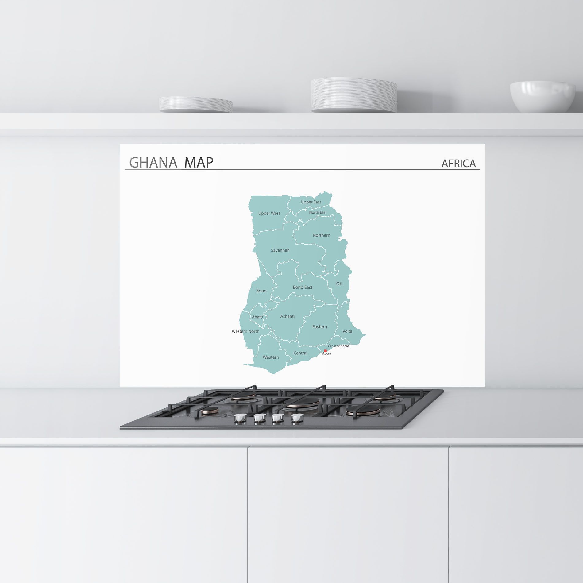 Ghana Map mockup 9