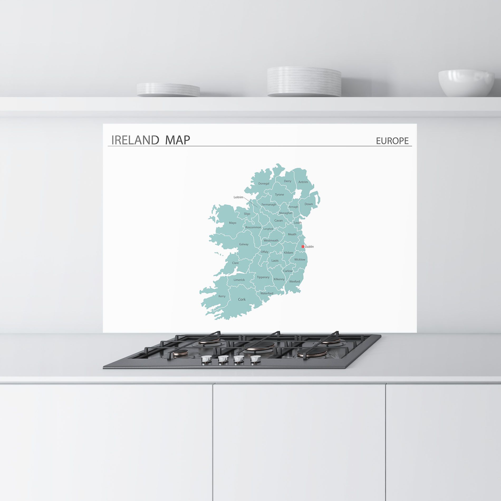 Ireland Map mockup 9