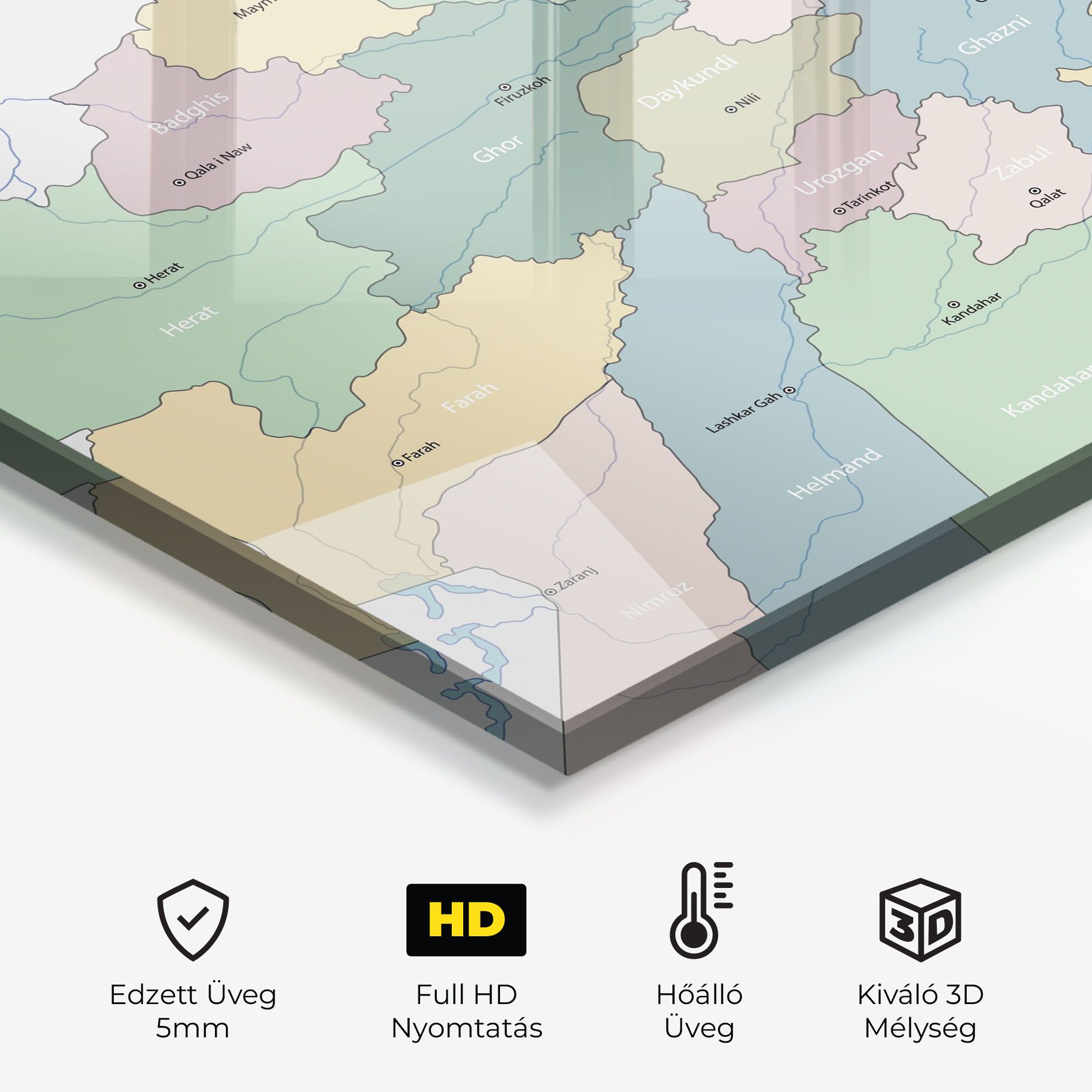 Afghanistan Map mockup 2