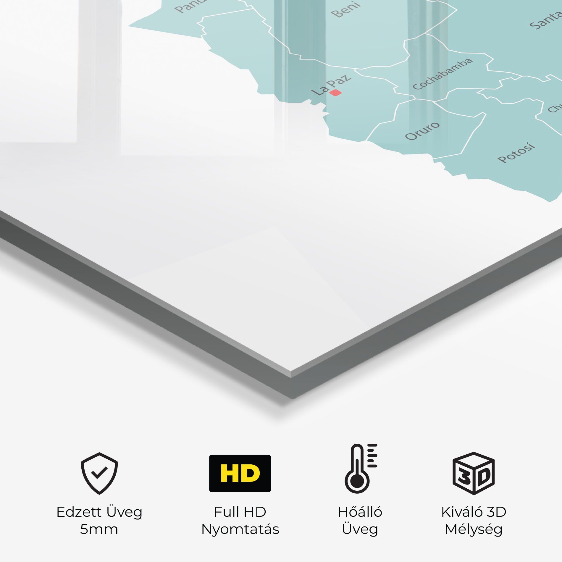 Bolivia Map mockup 2