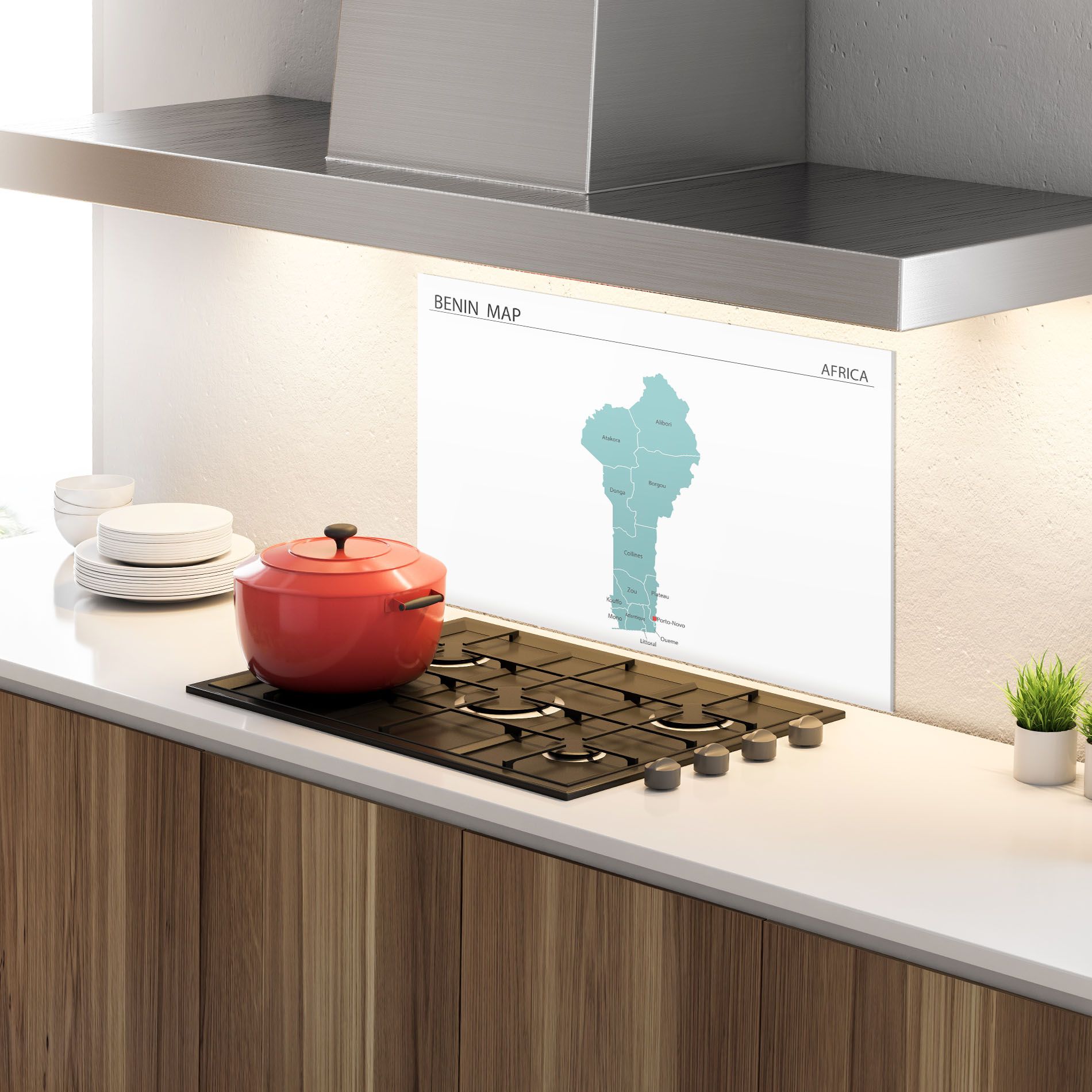 Benin Map mockup 4