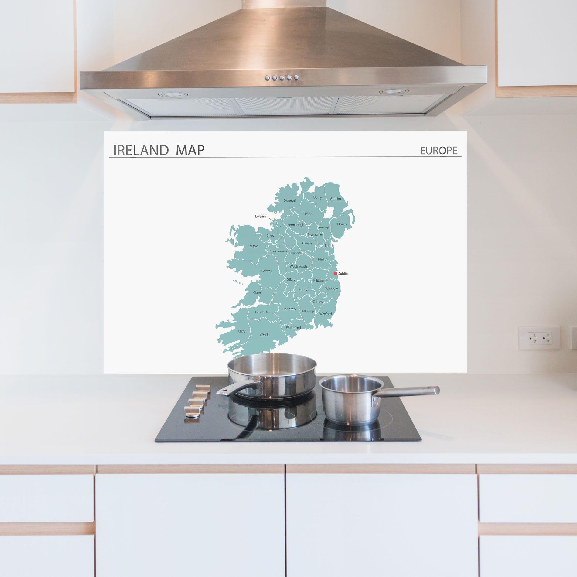 Ireland Map mockup 5