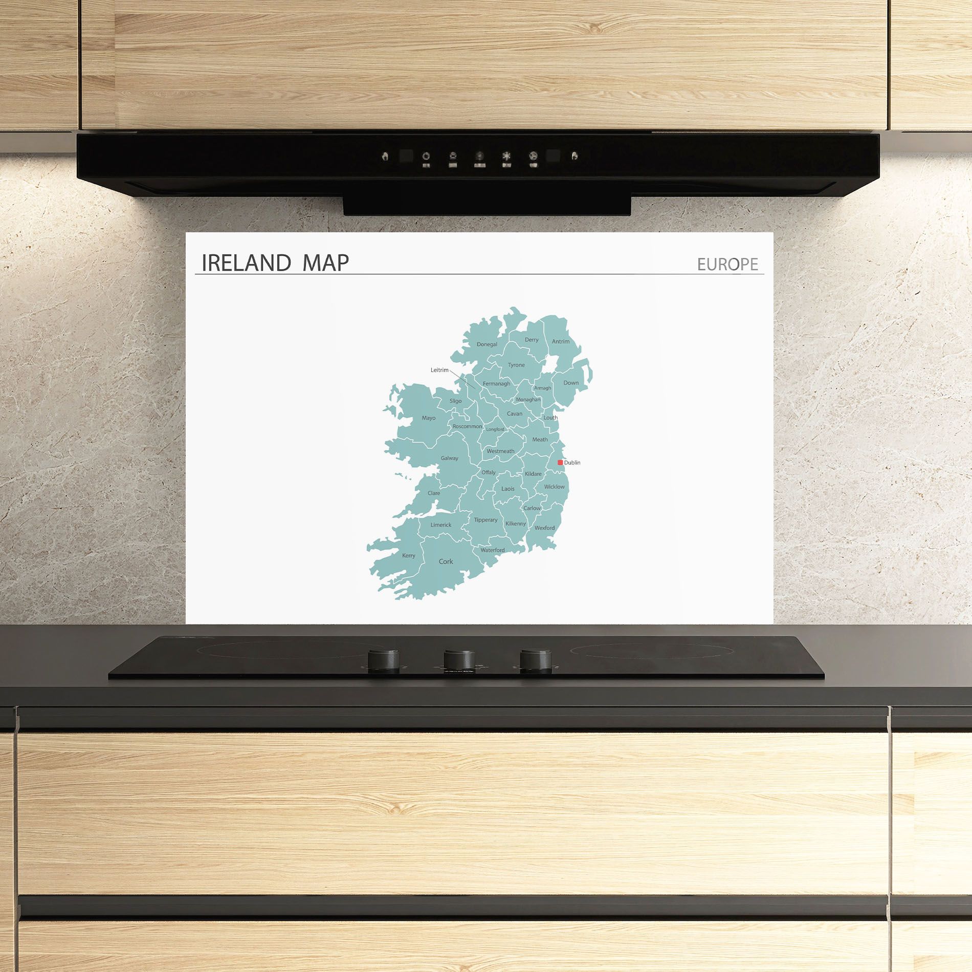 Ireland Map mockup 3