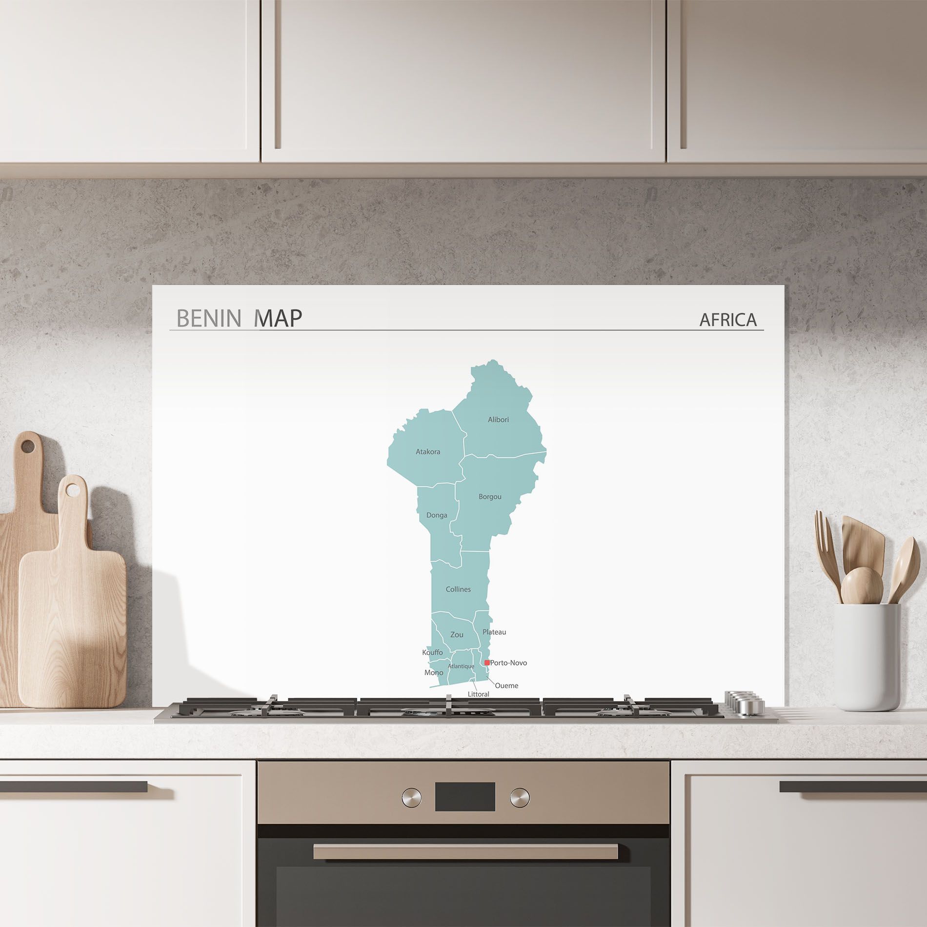 Benin Map mockup 7