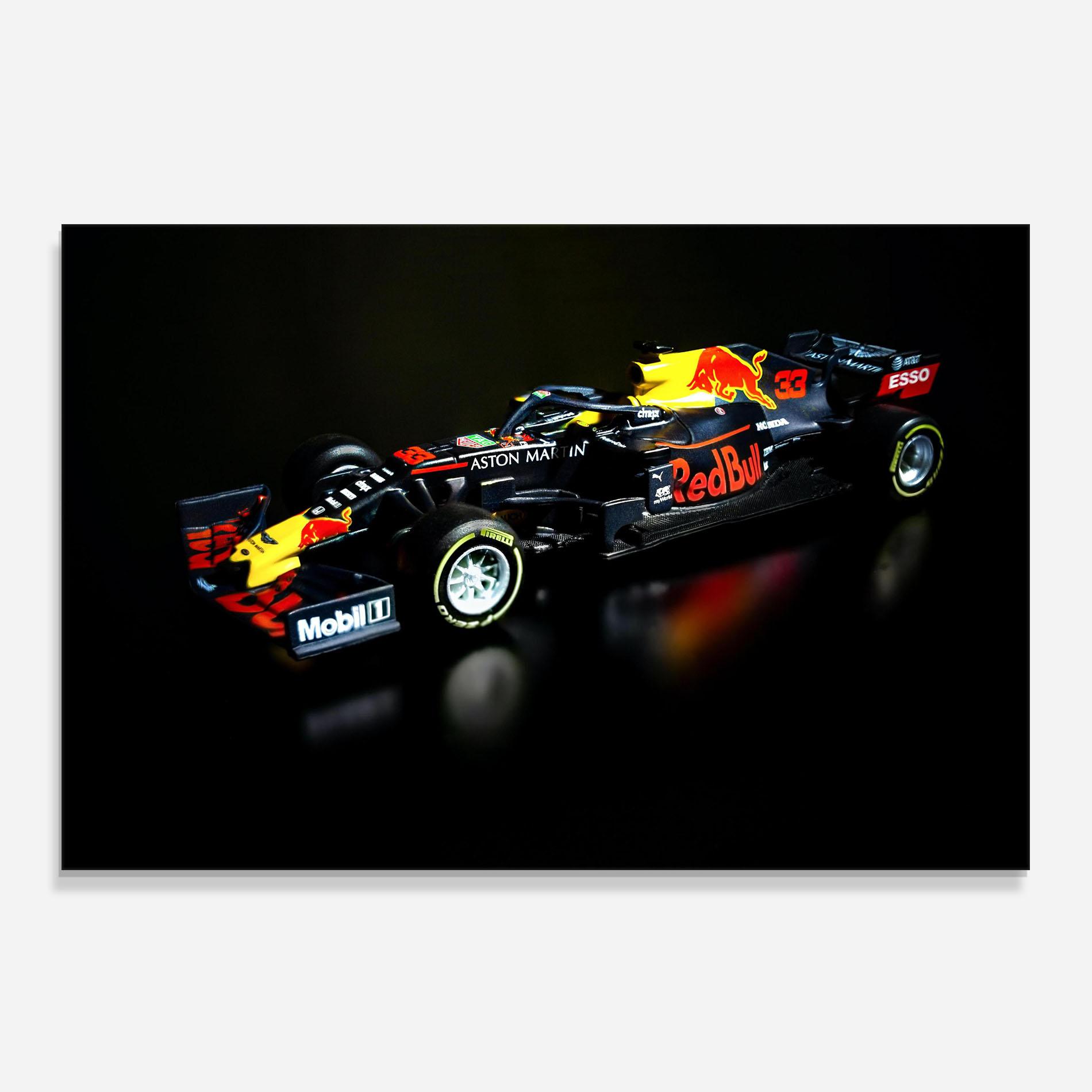 Konyhai üveg hátfal Black Yellow F1 mockup 0
