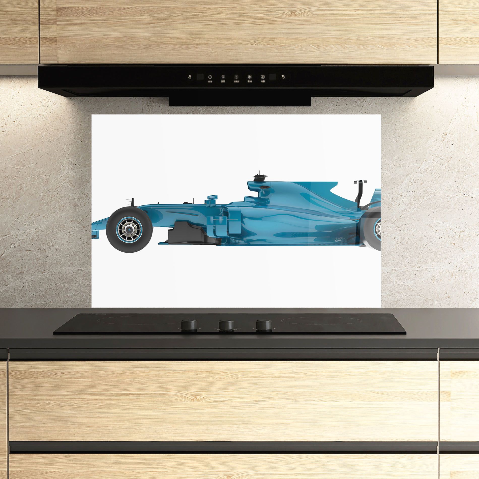 Blue F1 Toy mockup 3