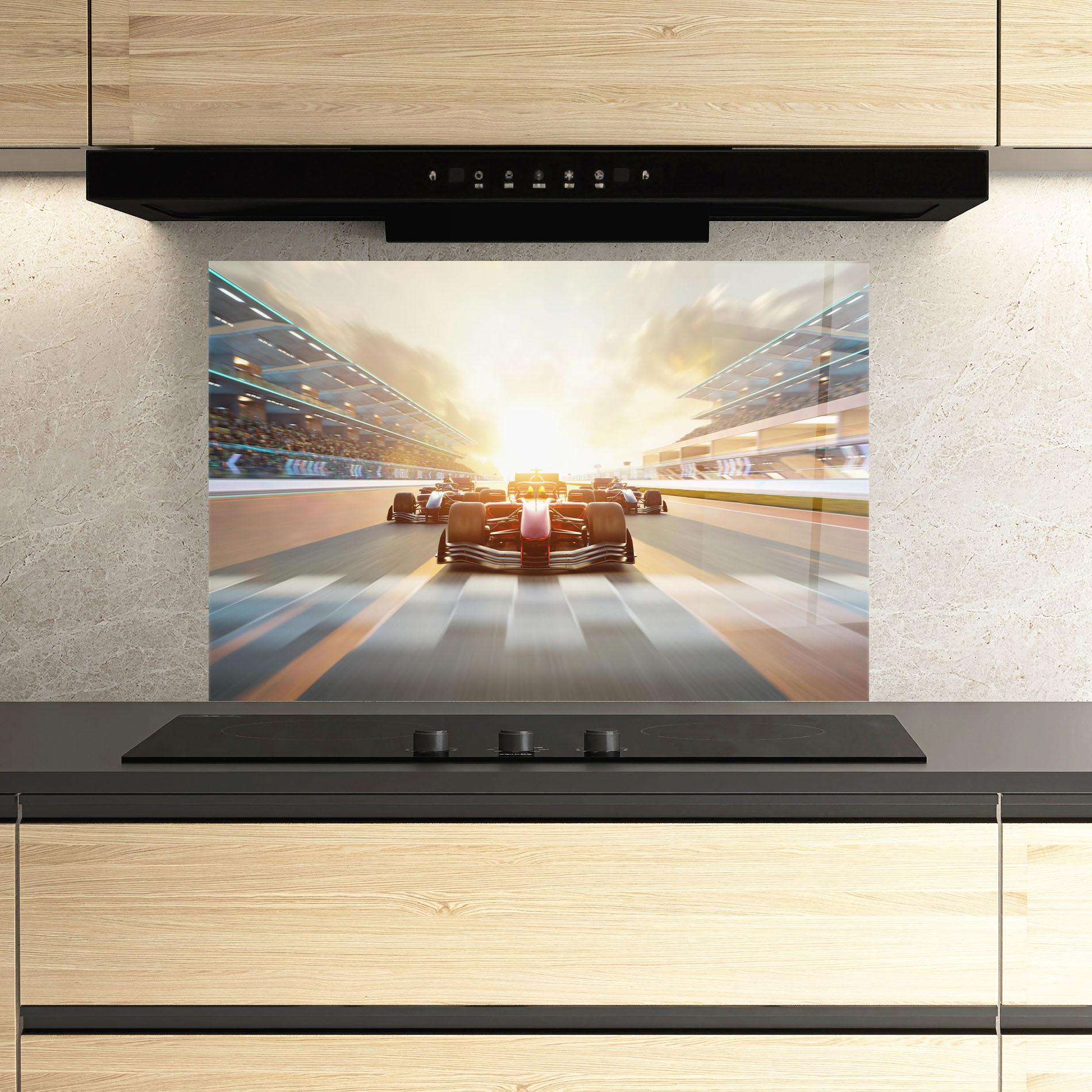 Konyhai üveg hátfal F1 Winning mockup 3