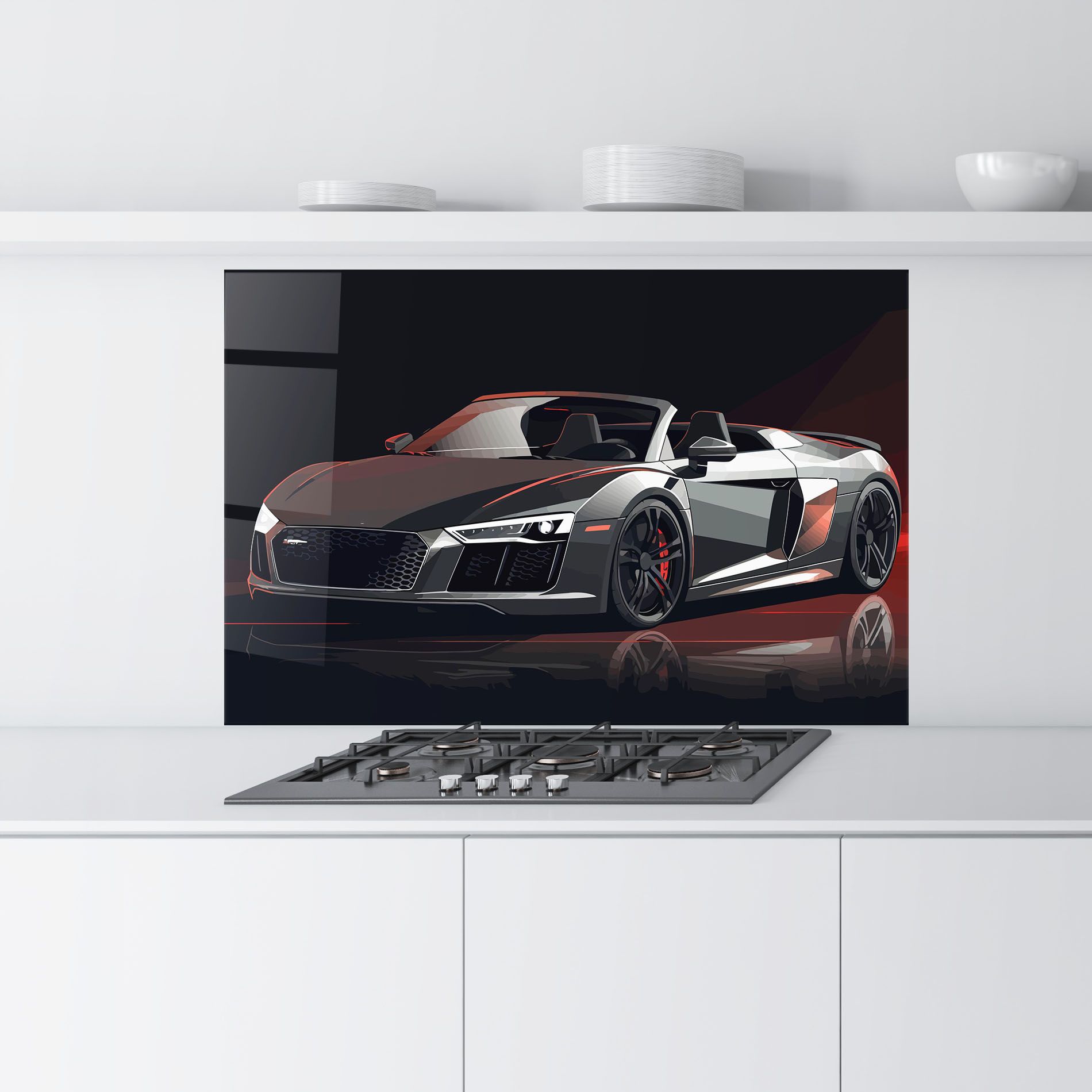 Cool Grey Car mockup 9