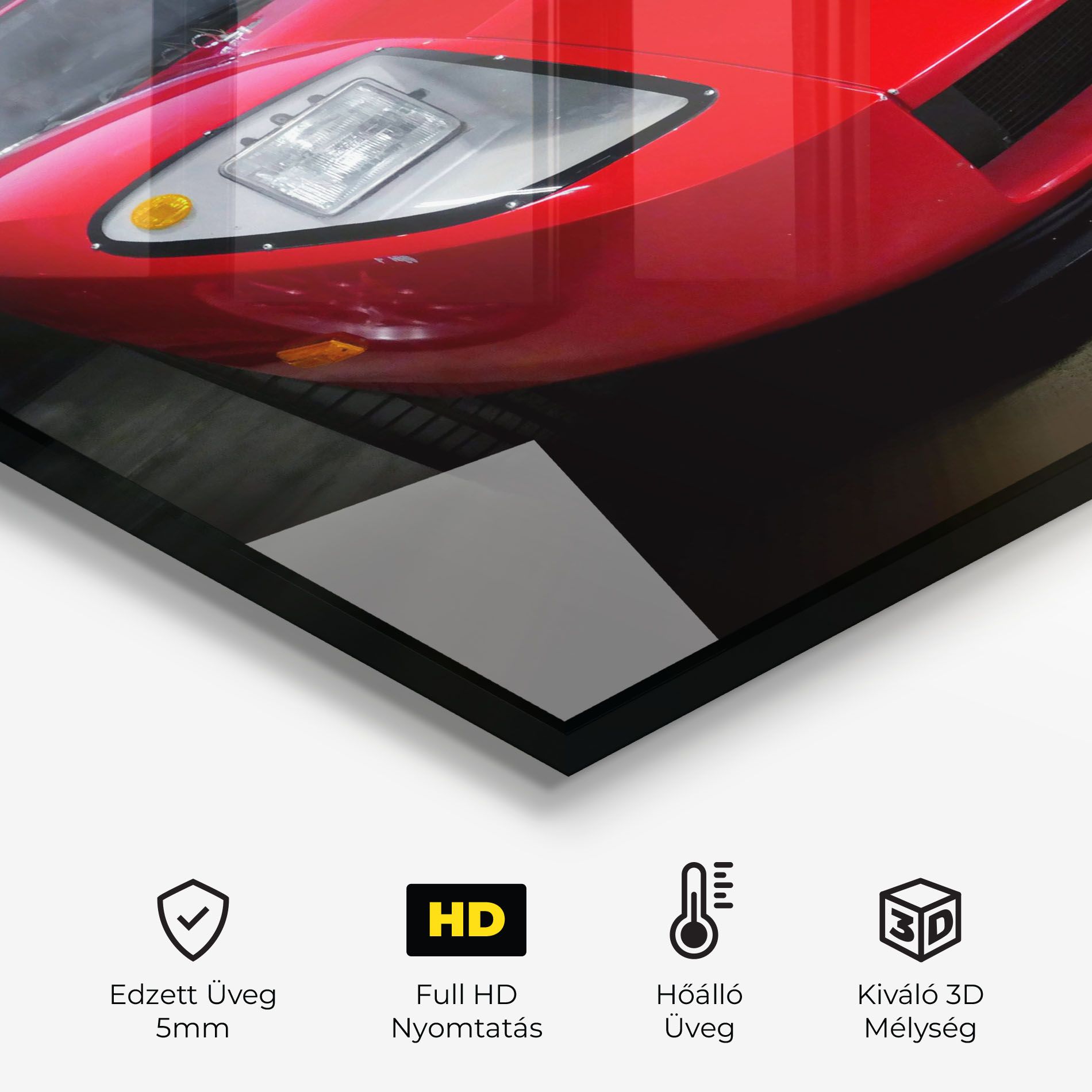 Red Sport Car mockup 2