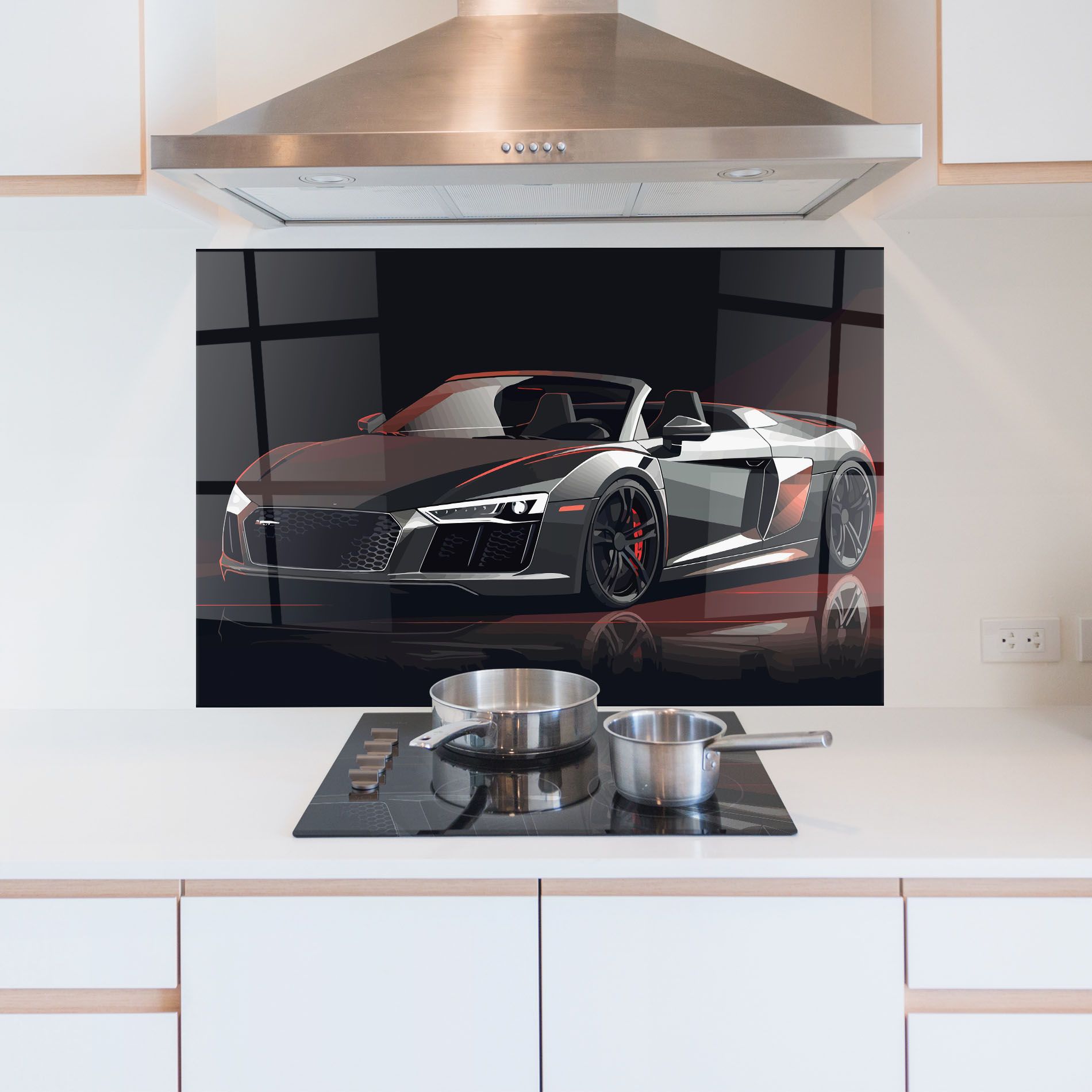 Cool Grey Car mockup 5