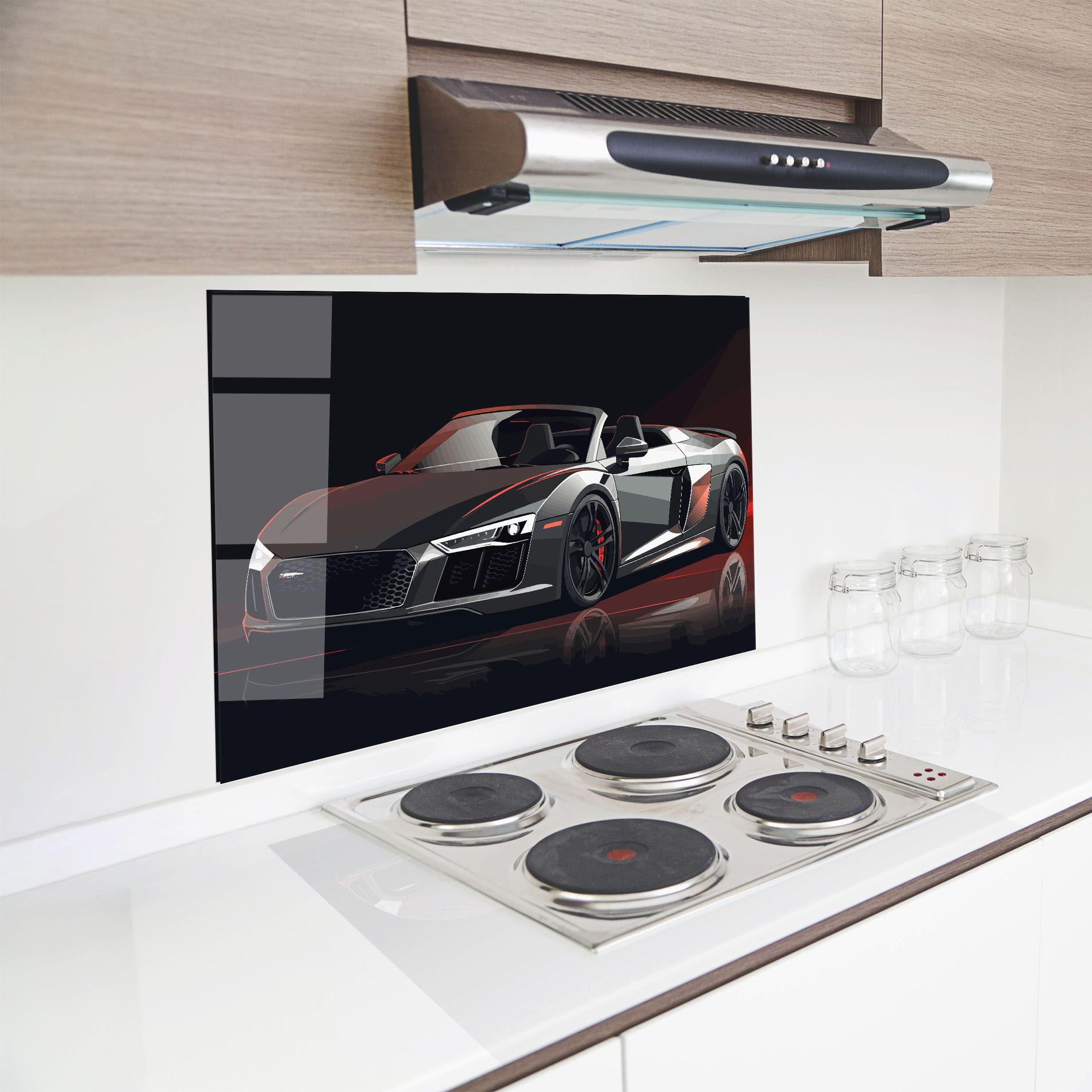 Cool Grey Car mockup 8