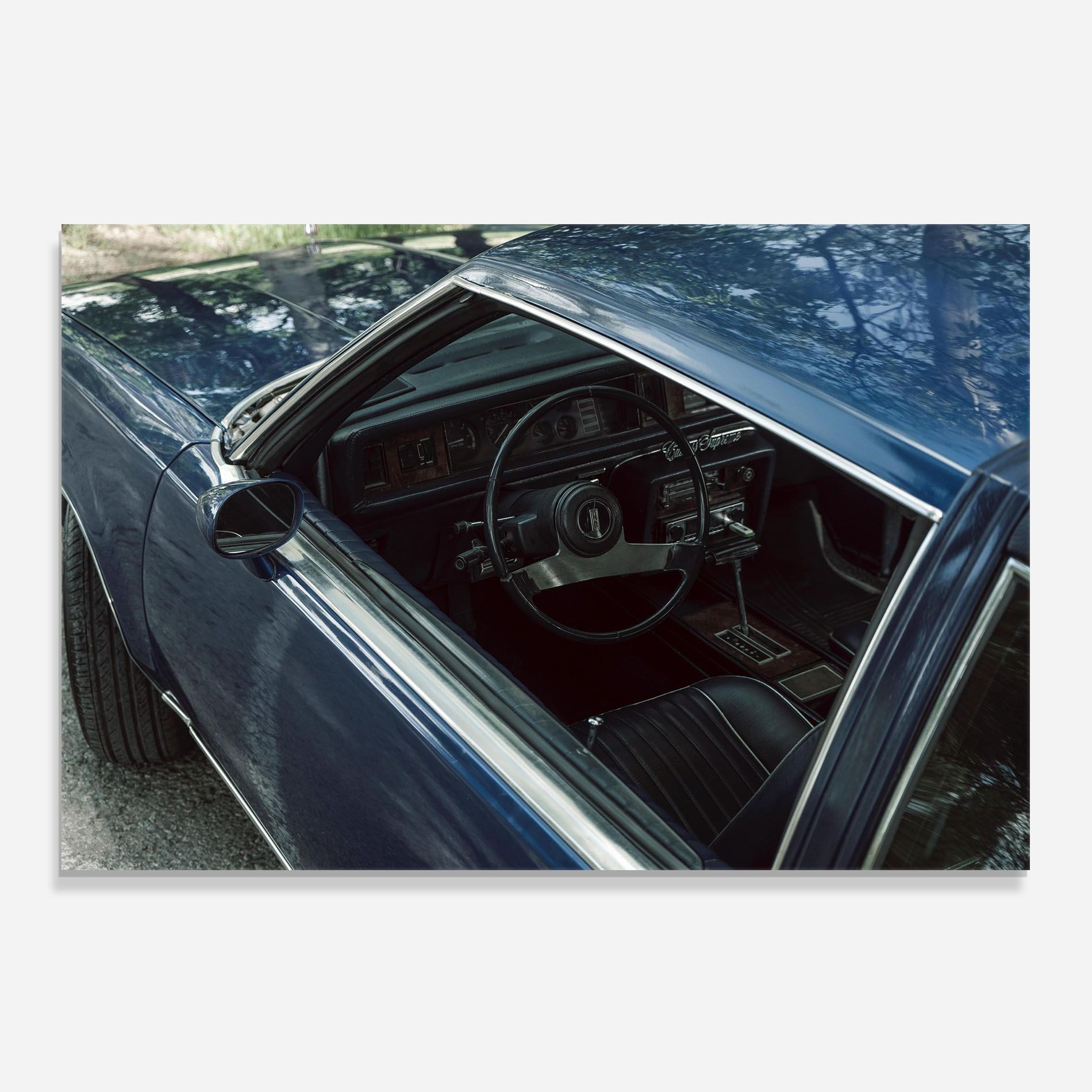 Old Blue Car mockup 0