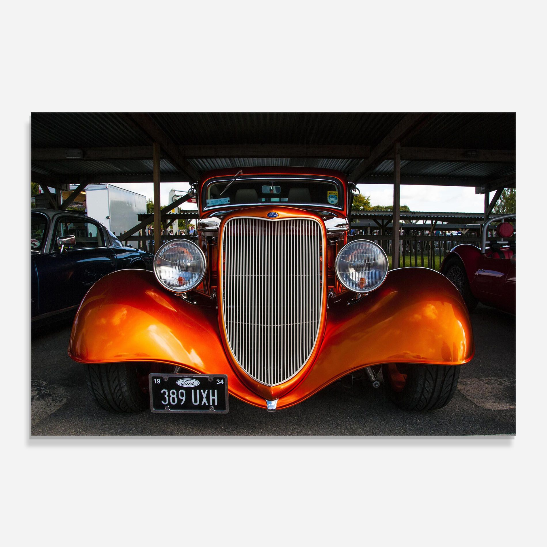 Orange Classic Car mockup 0