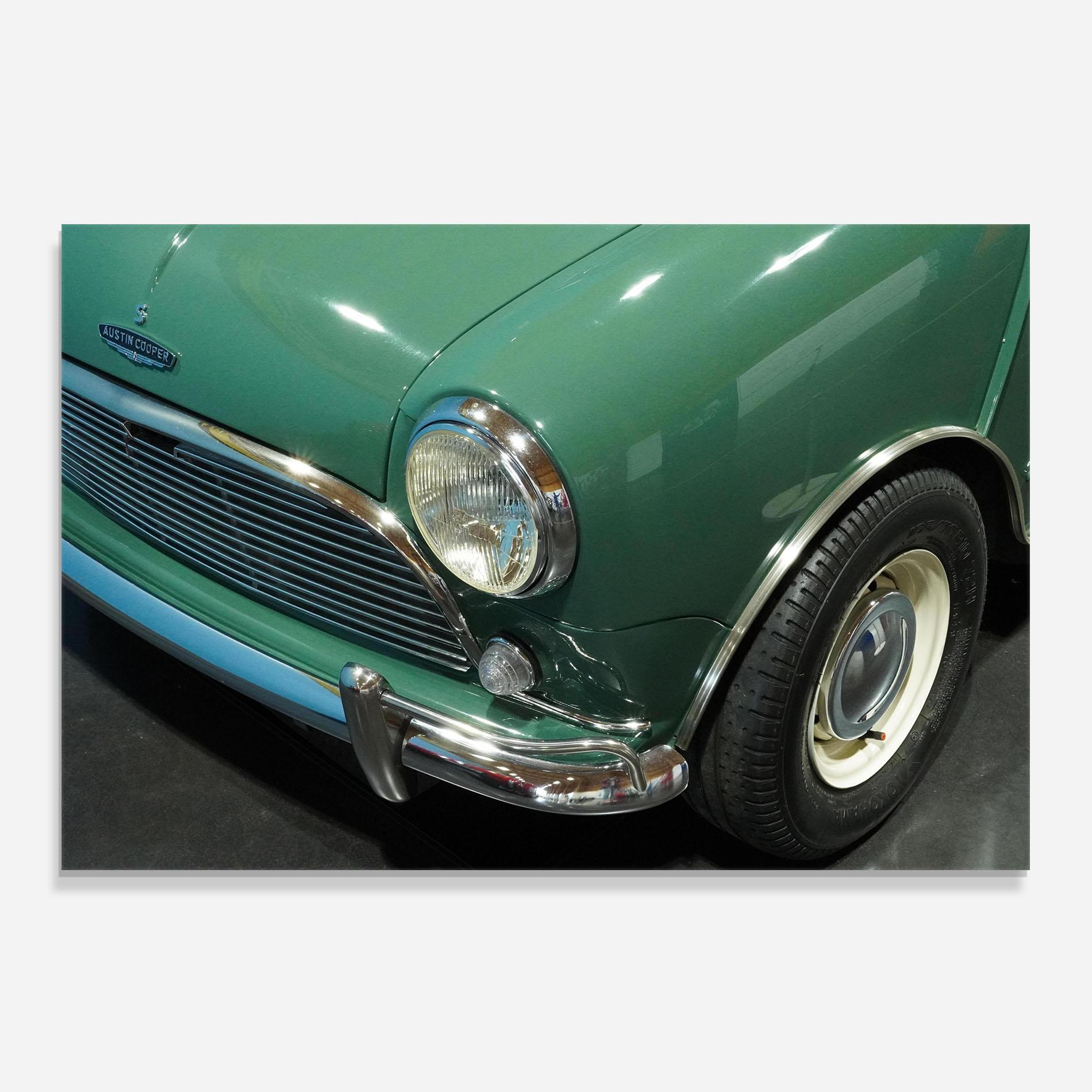 Konyhai üveg hátfal Pretty Green Car mockup 0