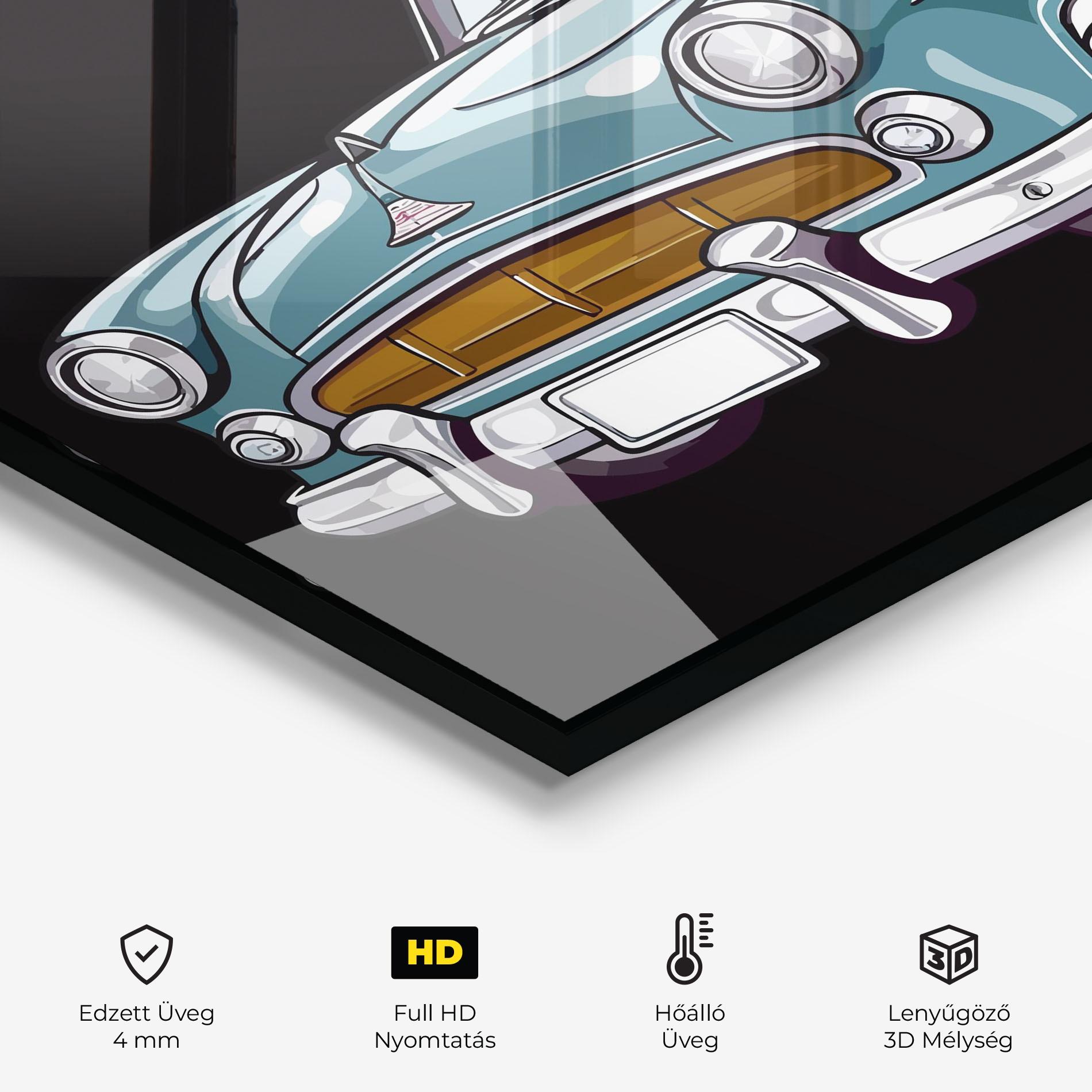 Konyhai üveg hátfal Ford Thunderbolt mockup 2