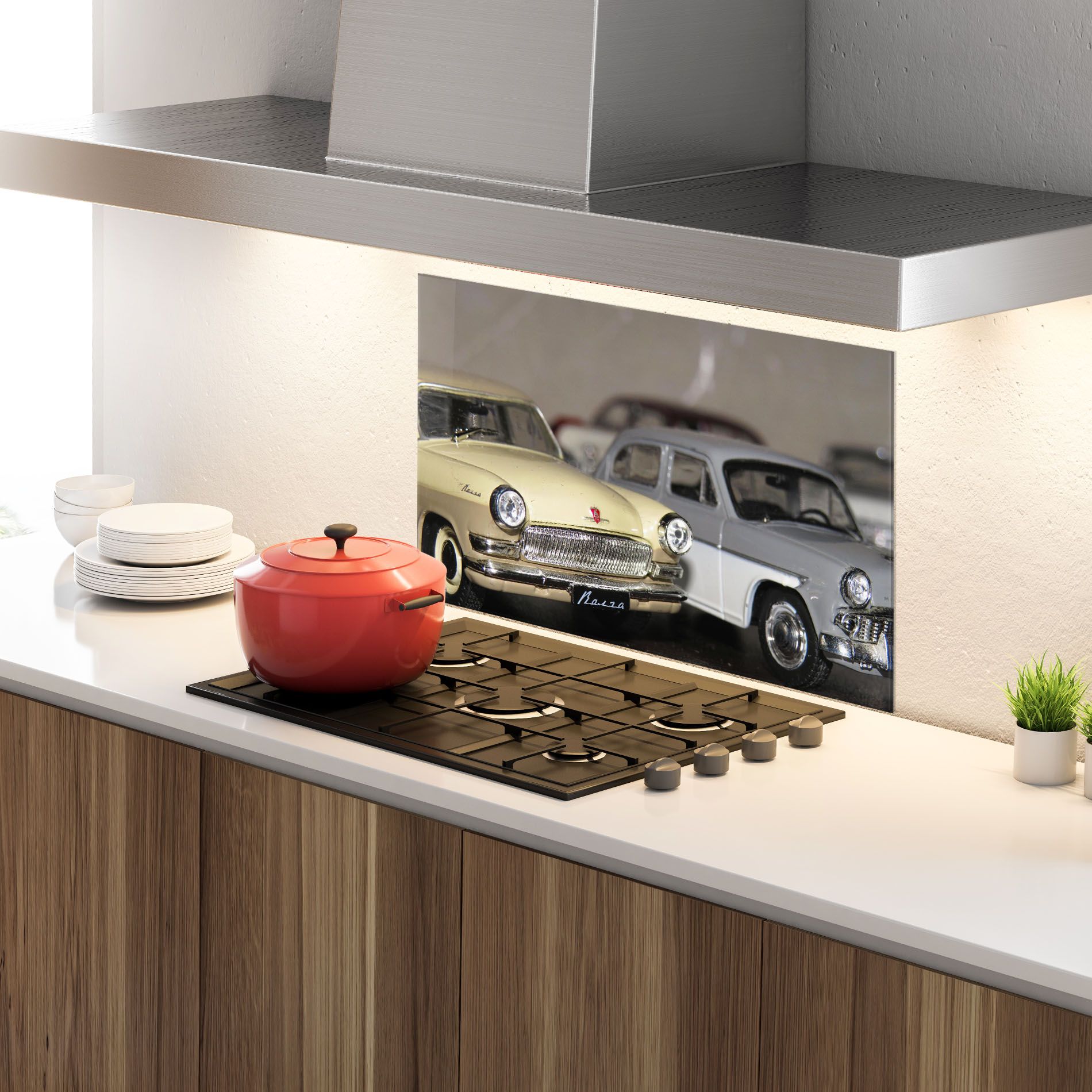 Cream Grey Car mockup 4