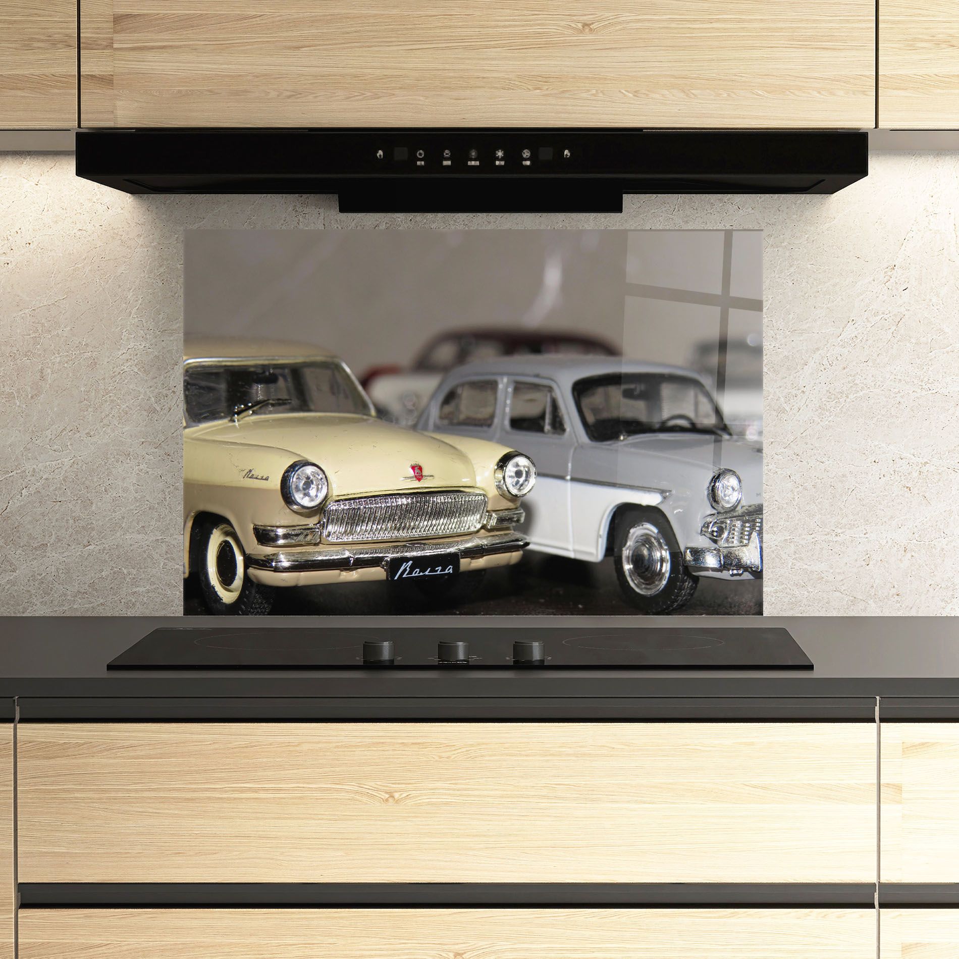 Cream Grey Car mockup 3