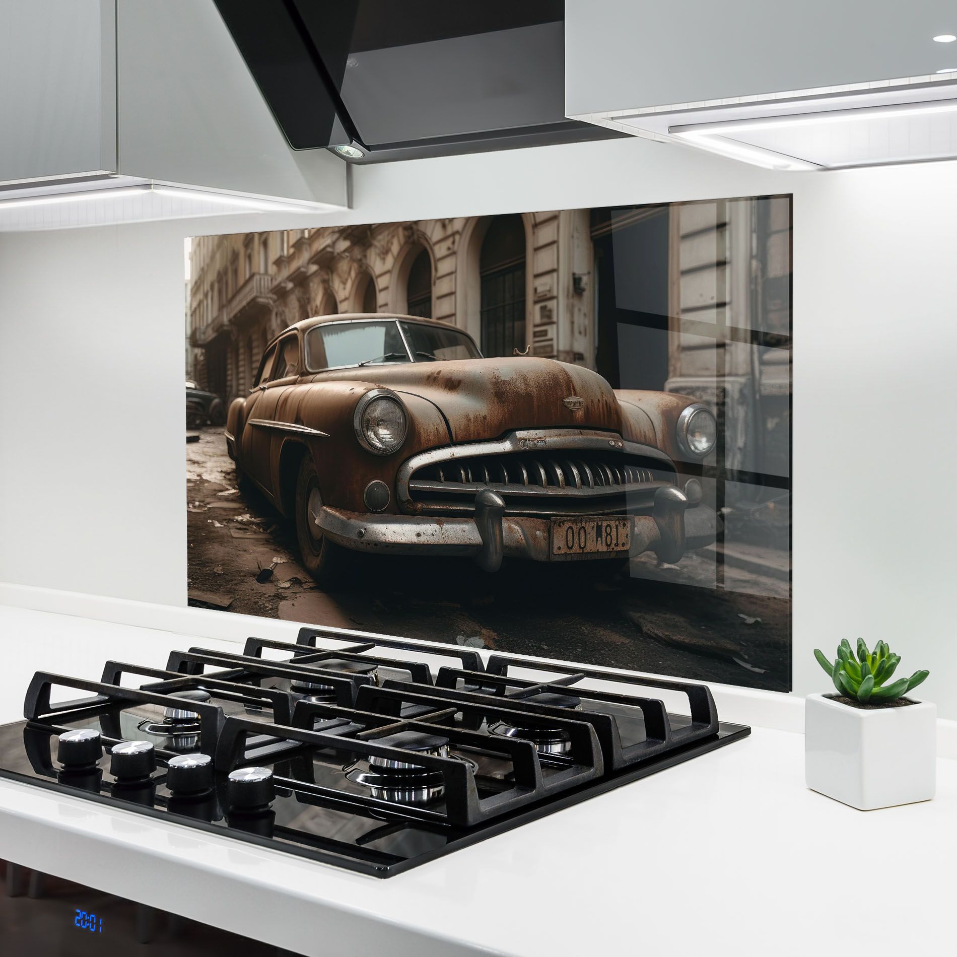 Brown Old Car mockup 6