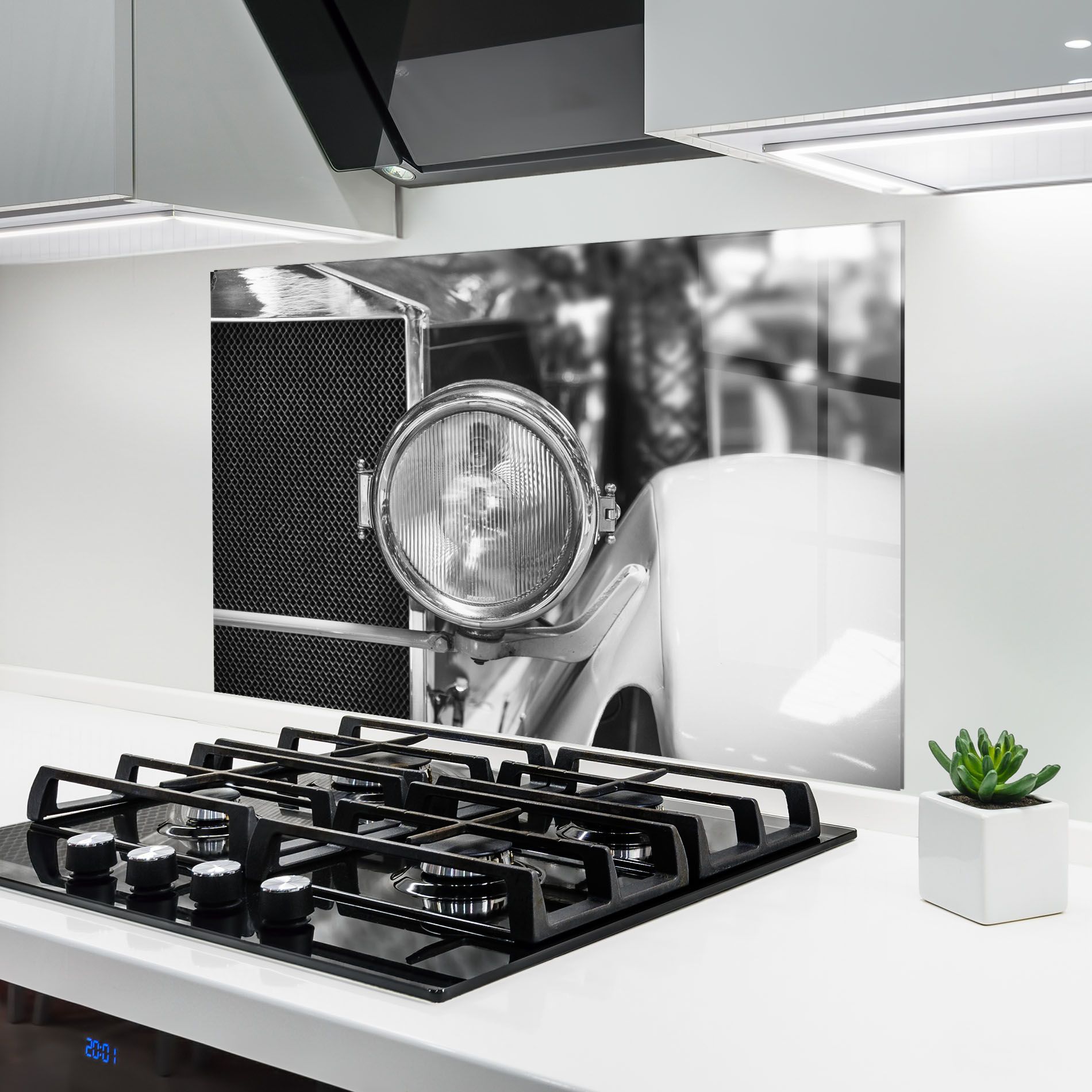 Closeup Grey Car mockup 6