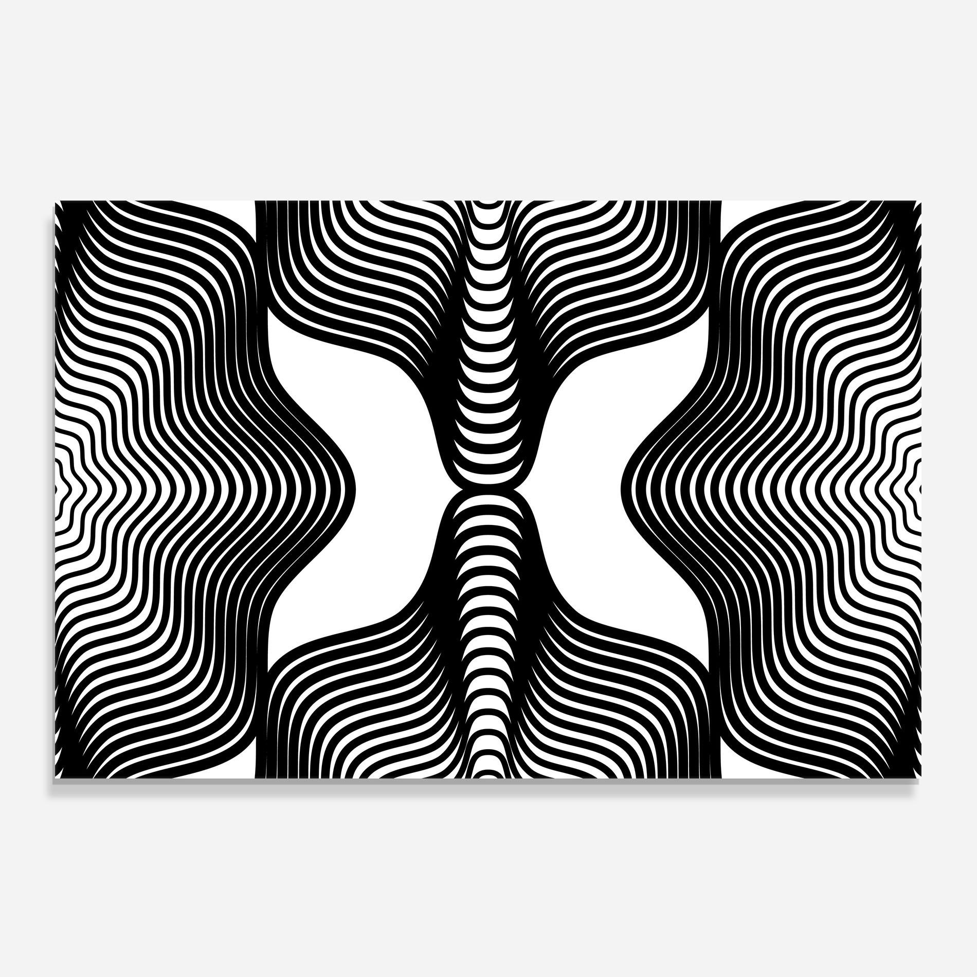 Black Line Pattern mockup 0
