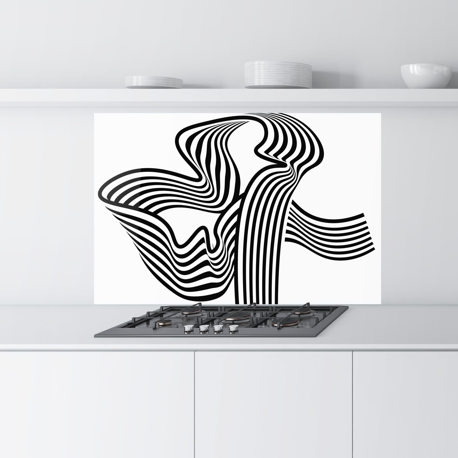 Black White Wave mockup 9