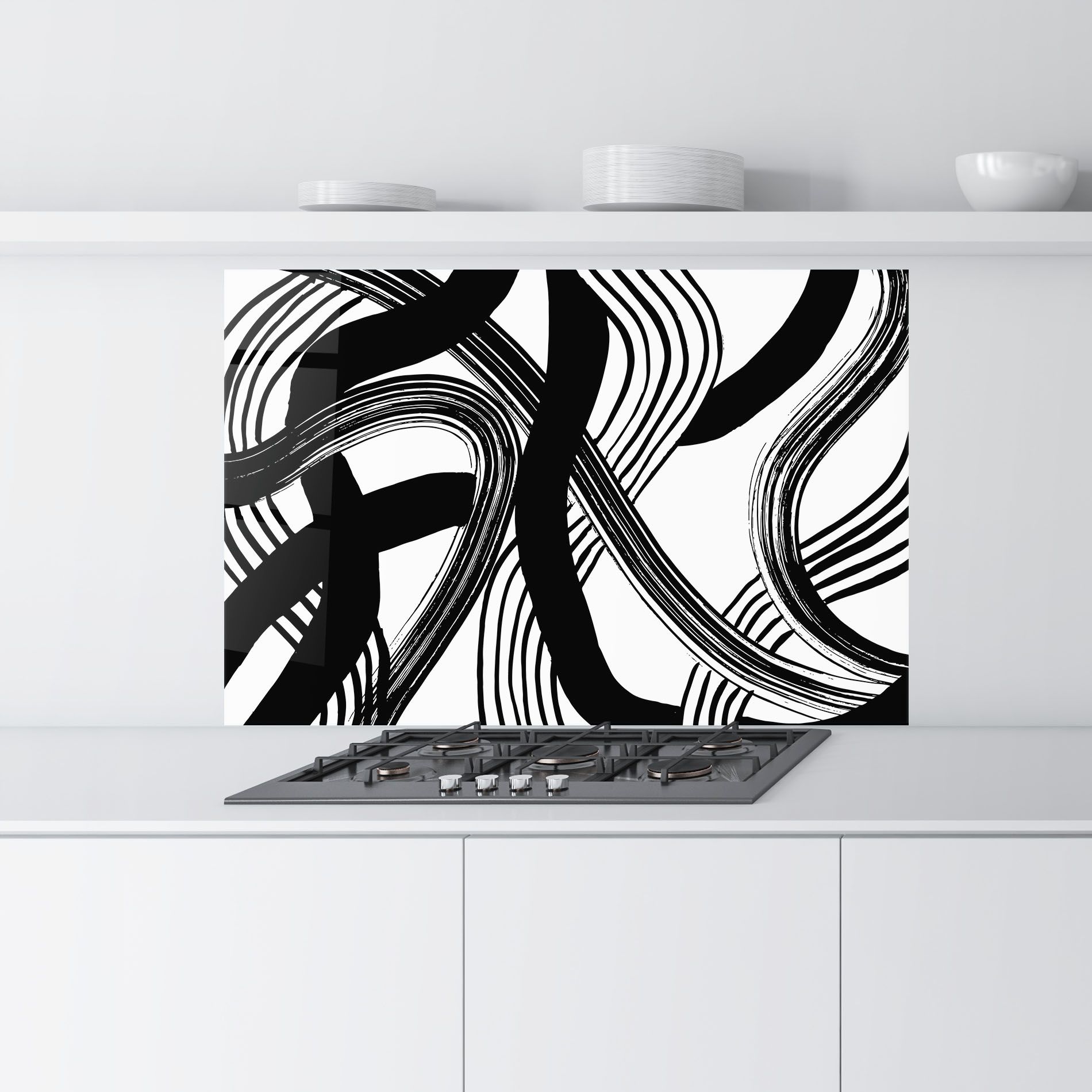 Connected Lines Art mockup 9
