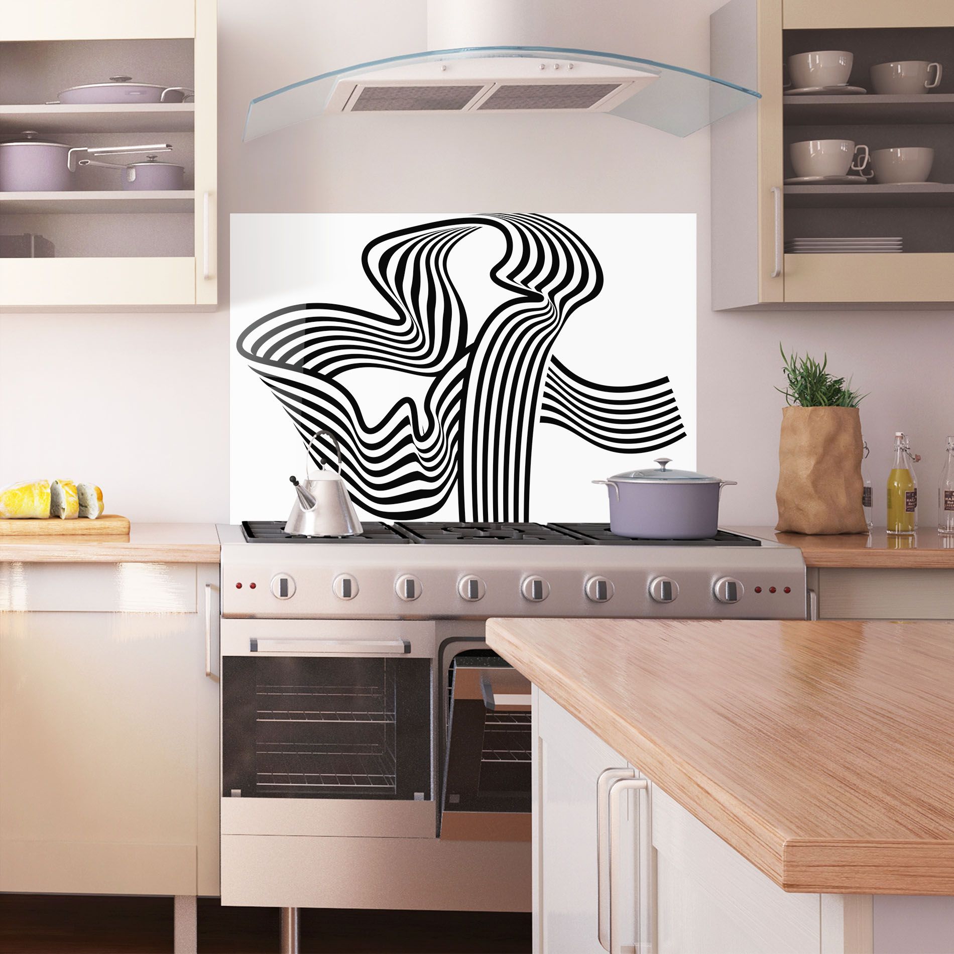 Black White Wave mockup 1