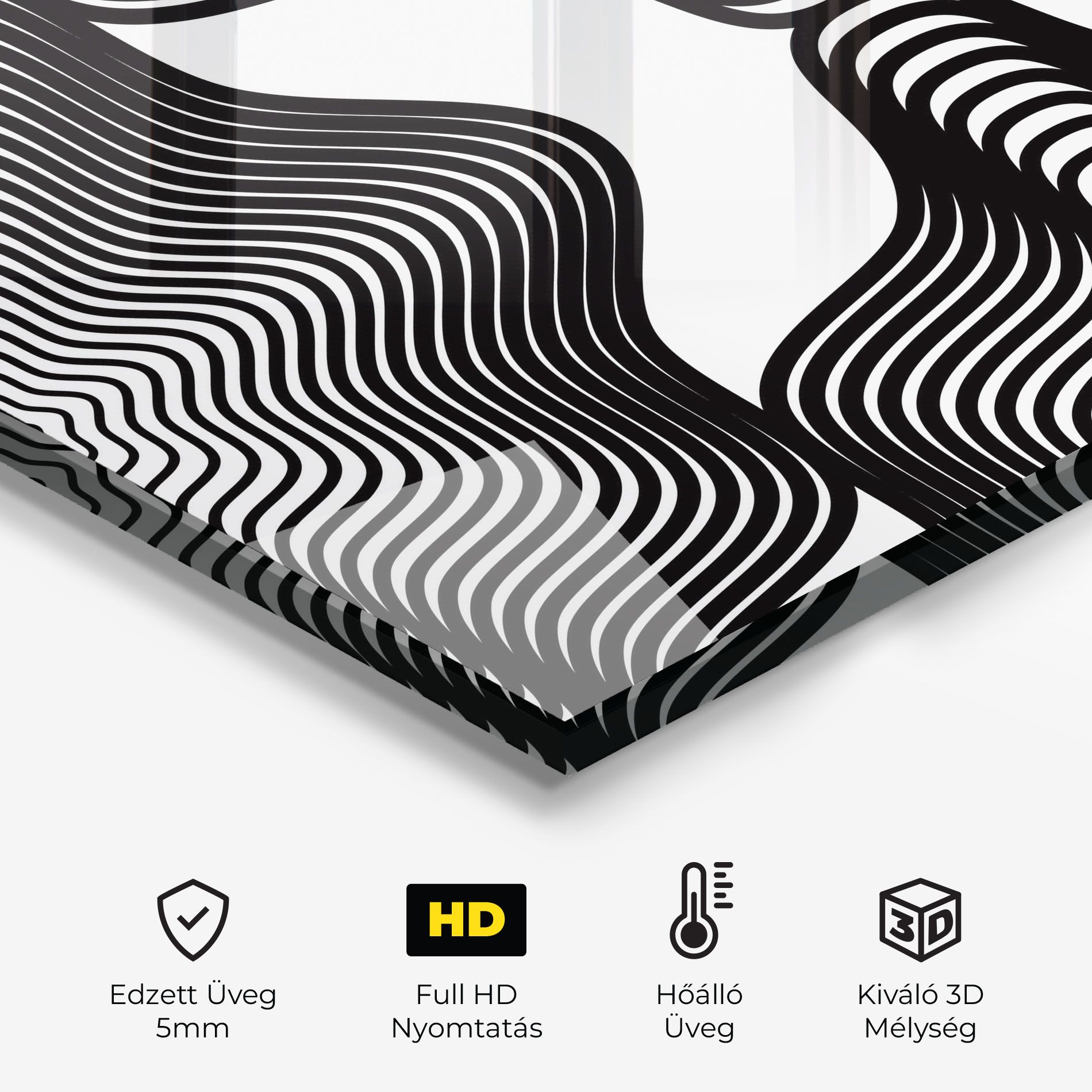 Black Line Pattern mockup 2