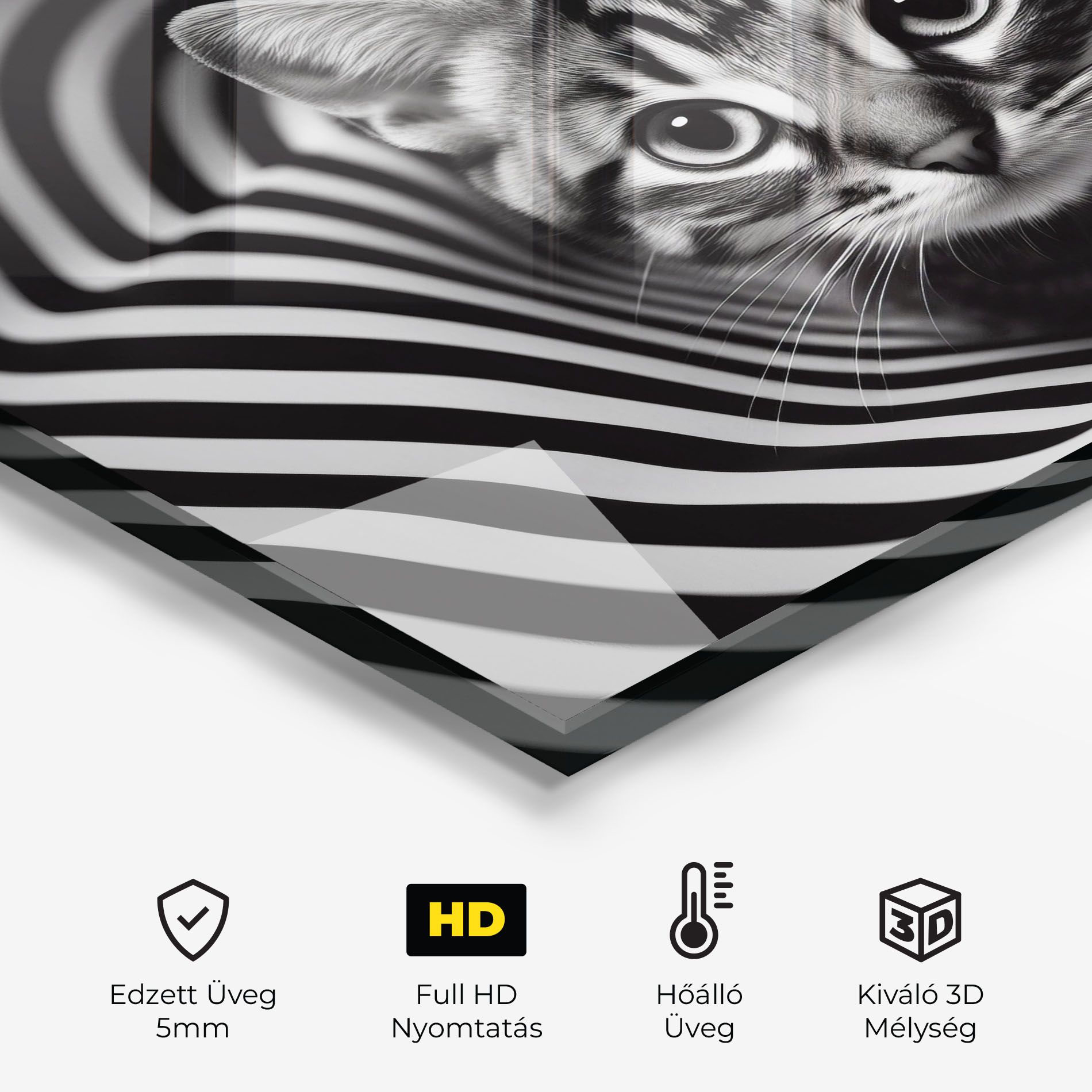 Closeup Cat Portrait mockup 2