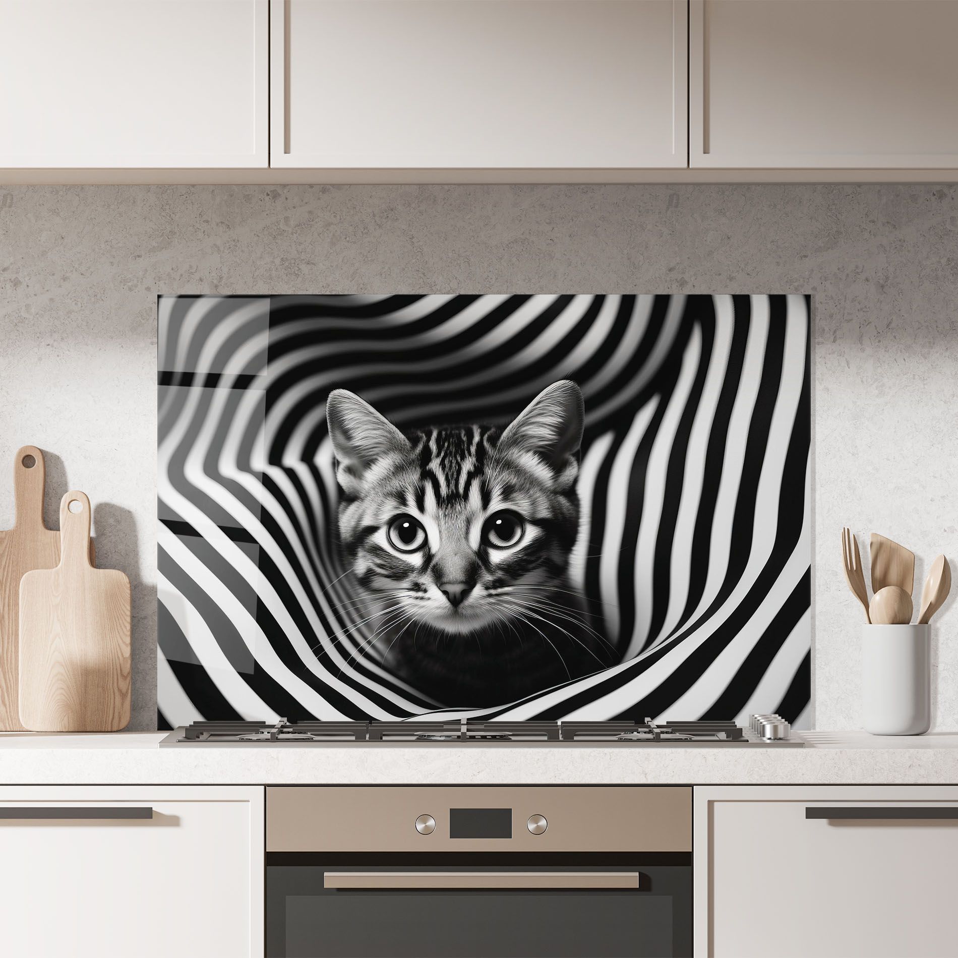 Closeup Cat Portrait mockup 7