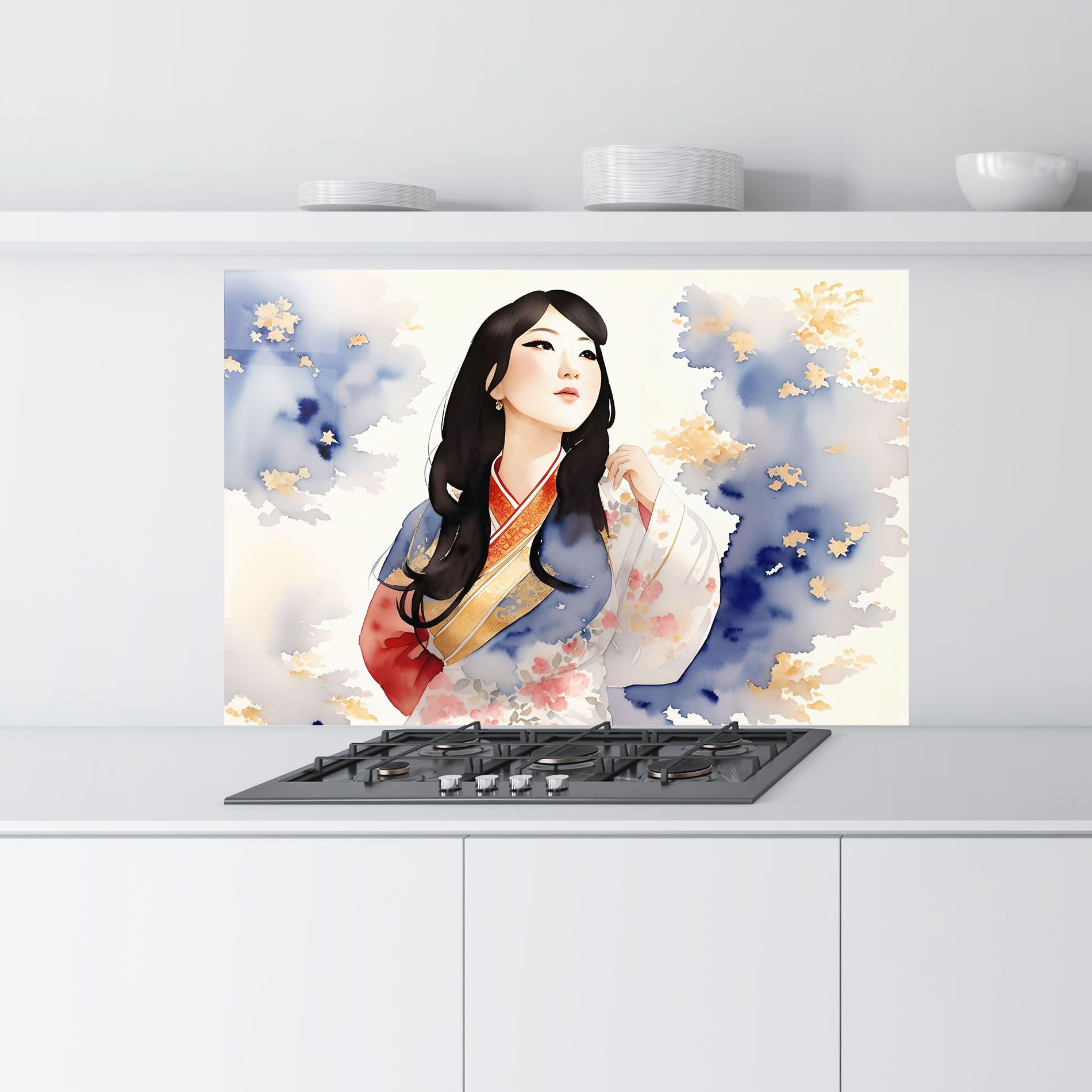 Asian Woman Dancing mockup 9
