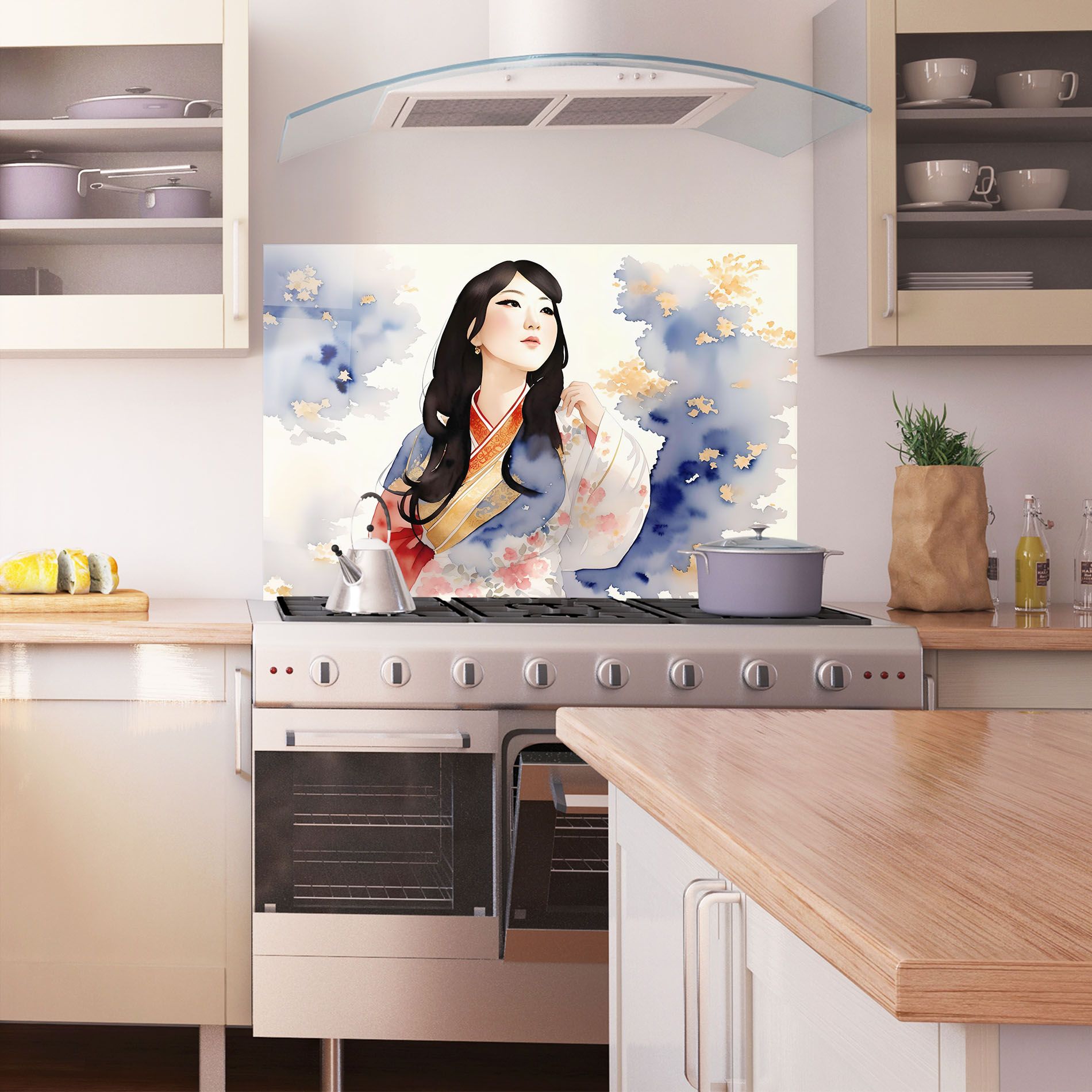 Asian Woman Dancing mockup 1