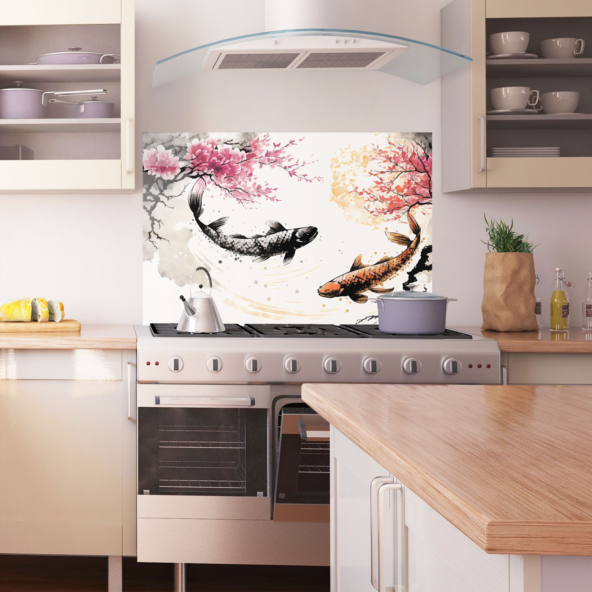 Asiatic Flower Fish mockup 1