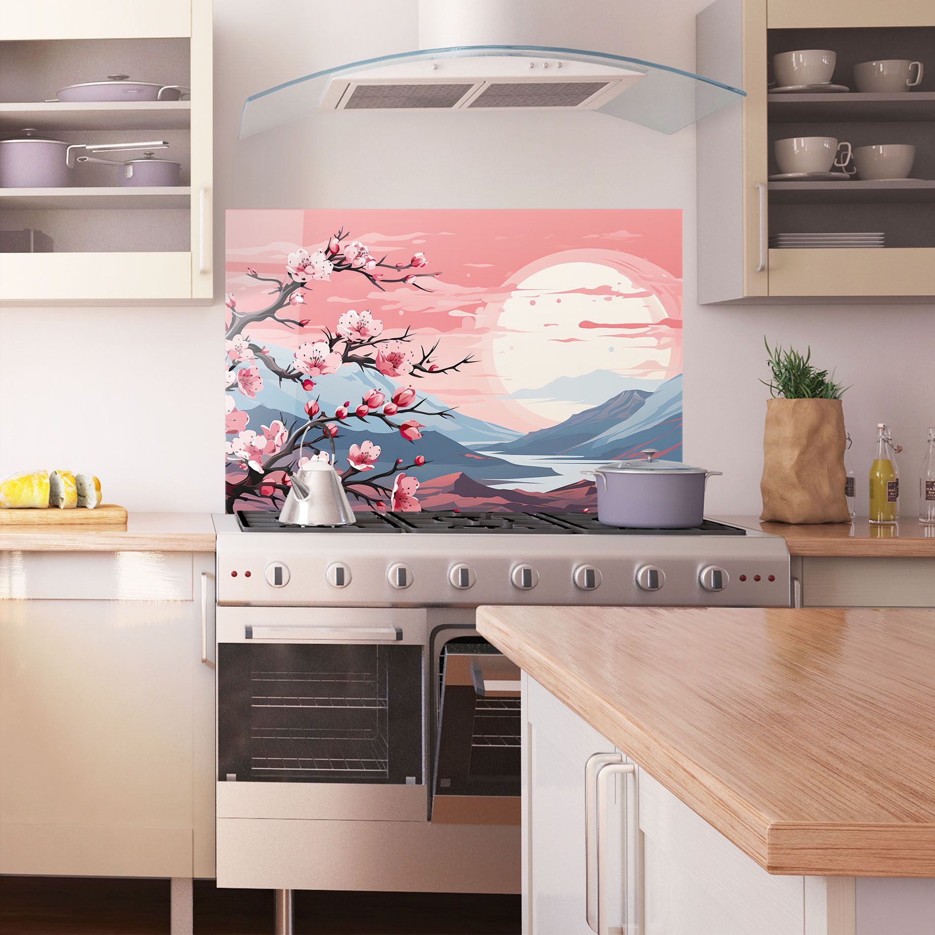 Chinese Cherry Blossoms mockup 1