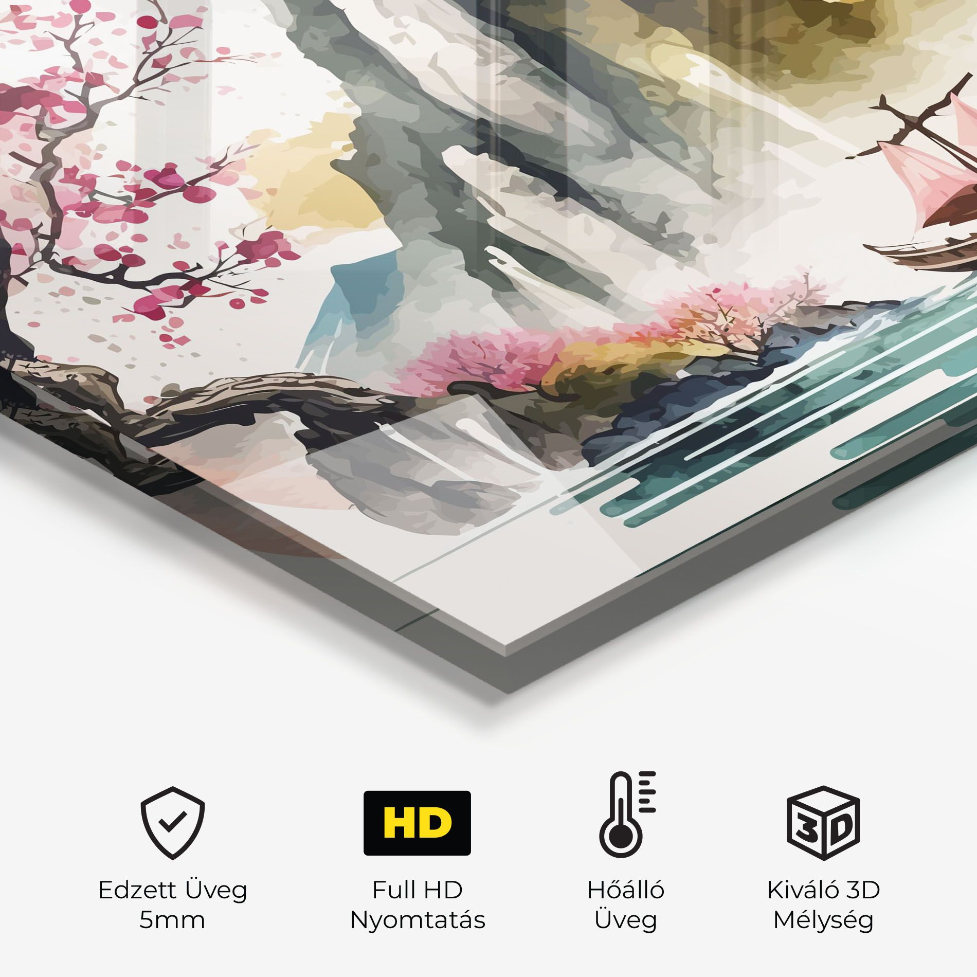 Asian Orange Sunset mockup 2