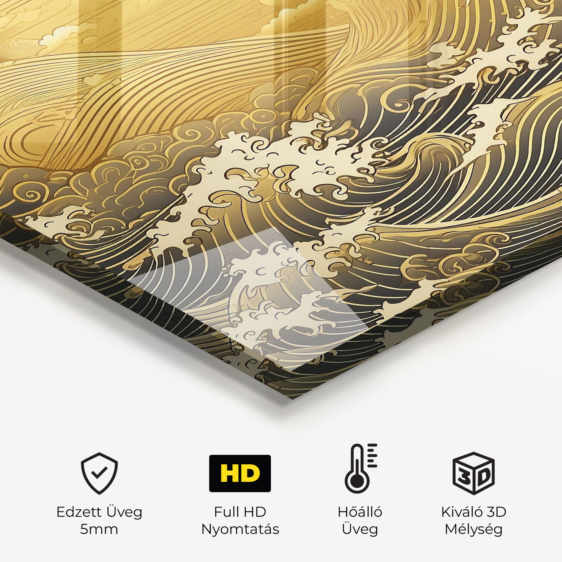 Blue Gold Waves mockup 2