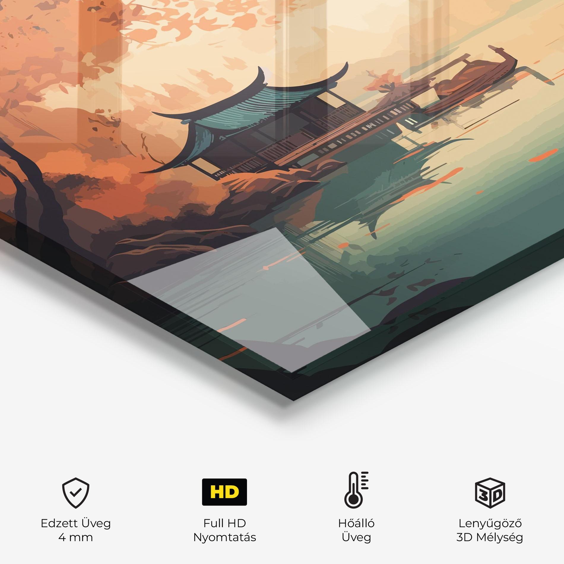 Konyhai üveg hátfal Asiatic Lake mockup 2