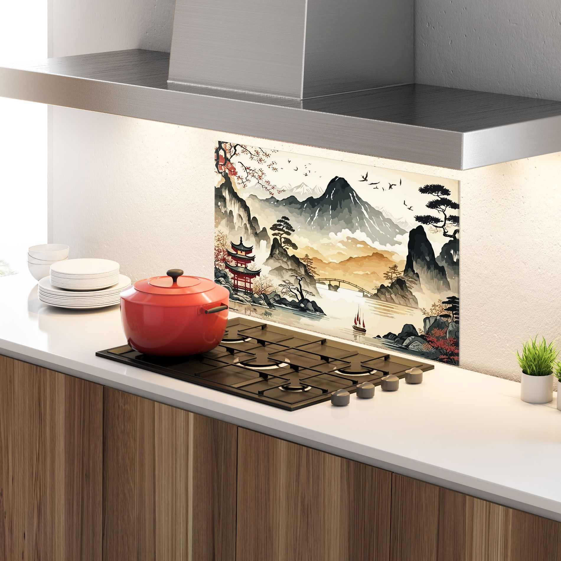Asian Mountain View mockup 4