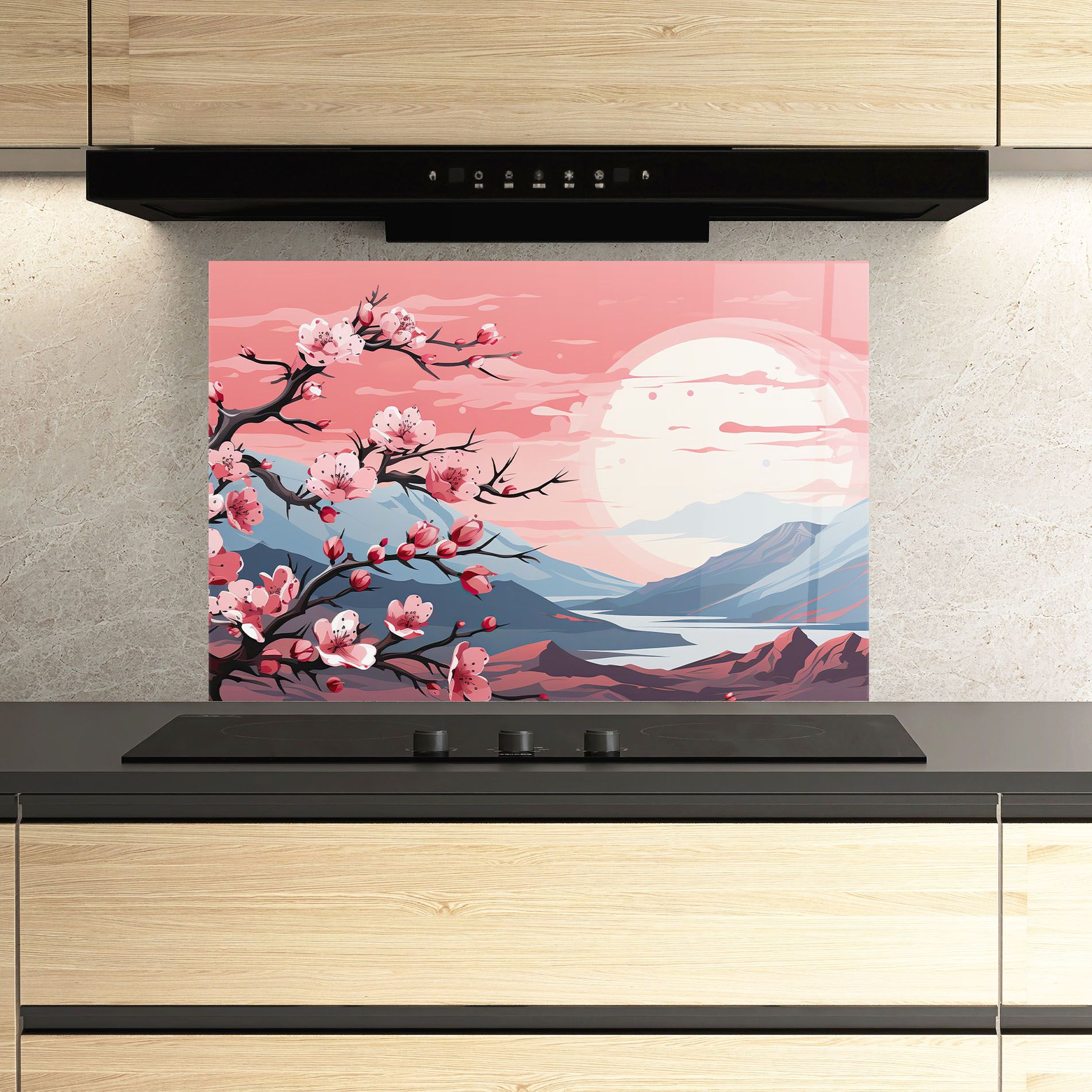 Chinese Cherry Blossoms mockup 3