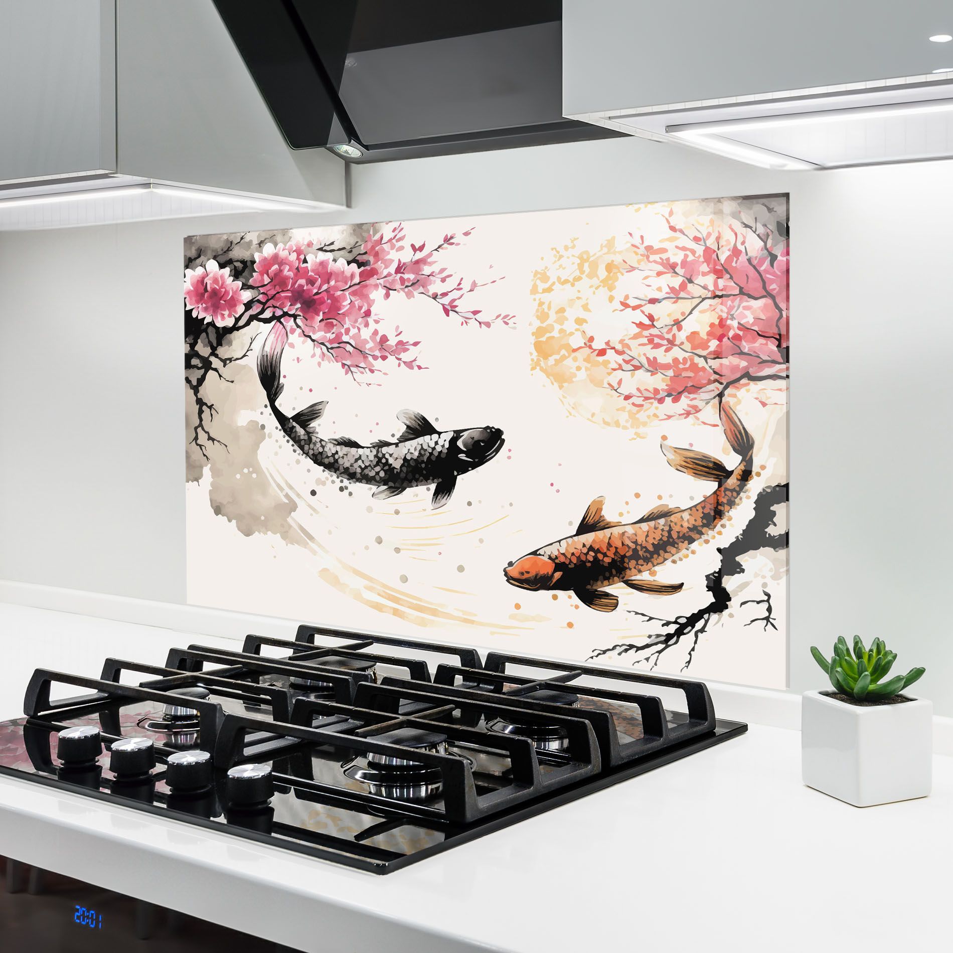 Asiatic Flower Fish mockup 6