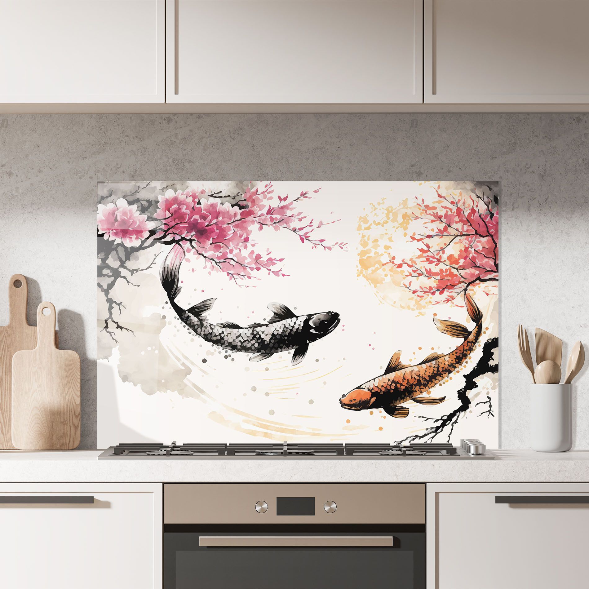 Asiatic Flower Fish mockup 7
