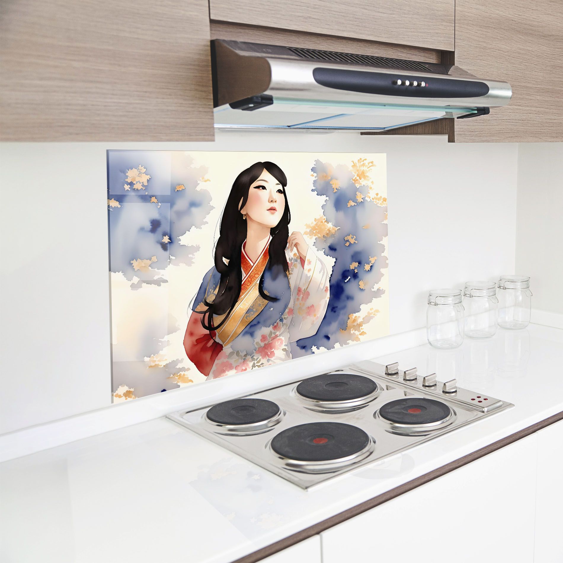 Asian Woman Dancing mockup 8
