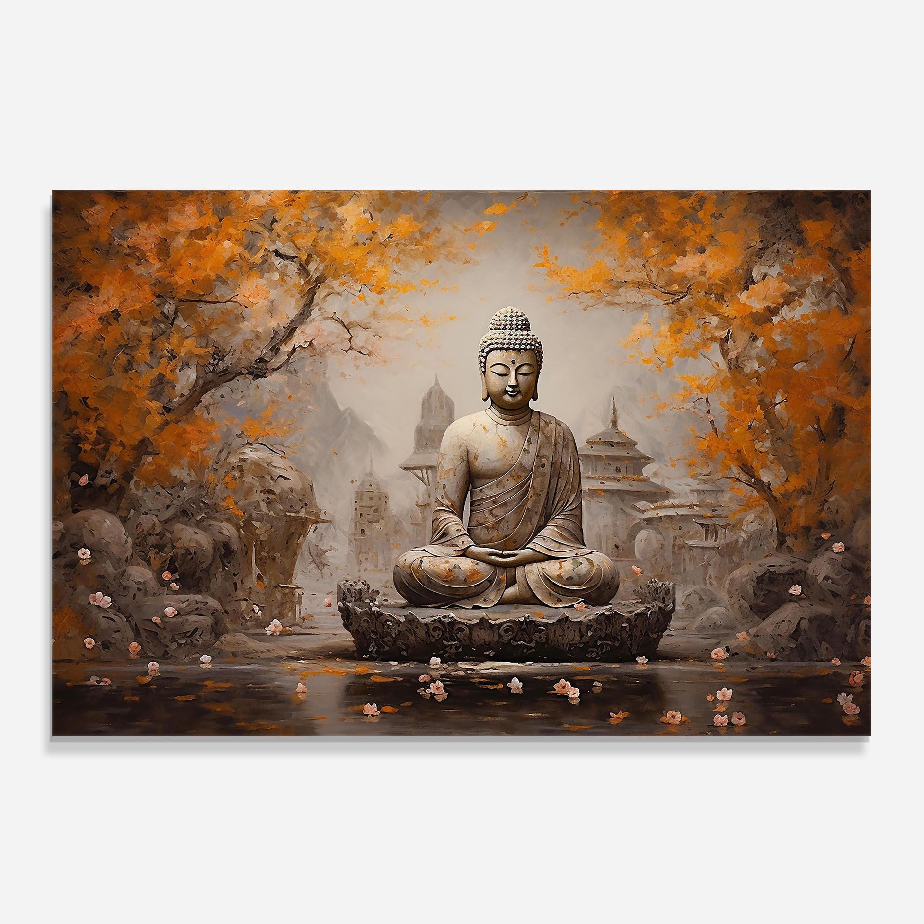 Beautiful Buddha Art mockup 0