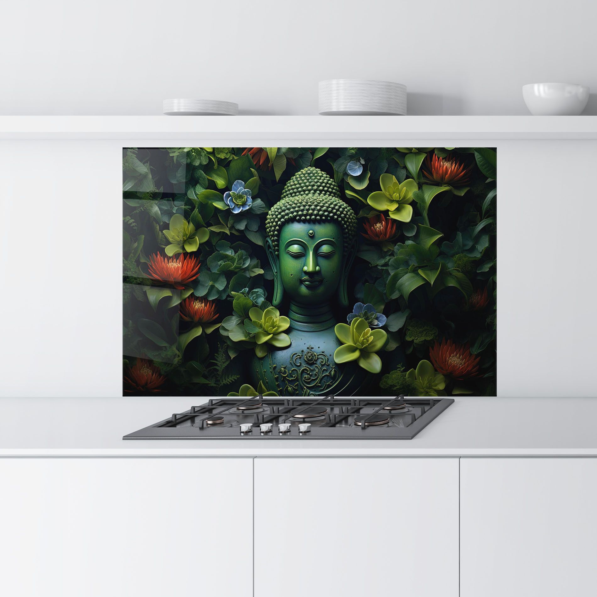 Blue Light Buddha mockup 9