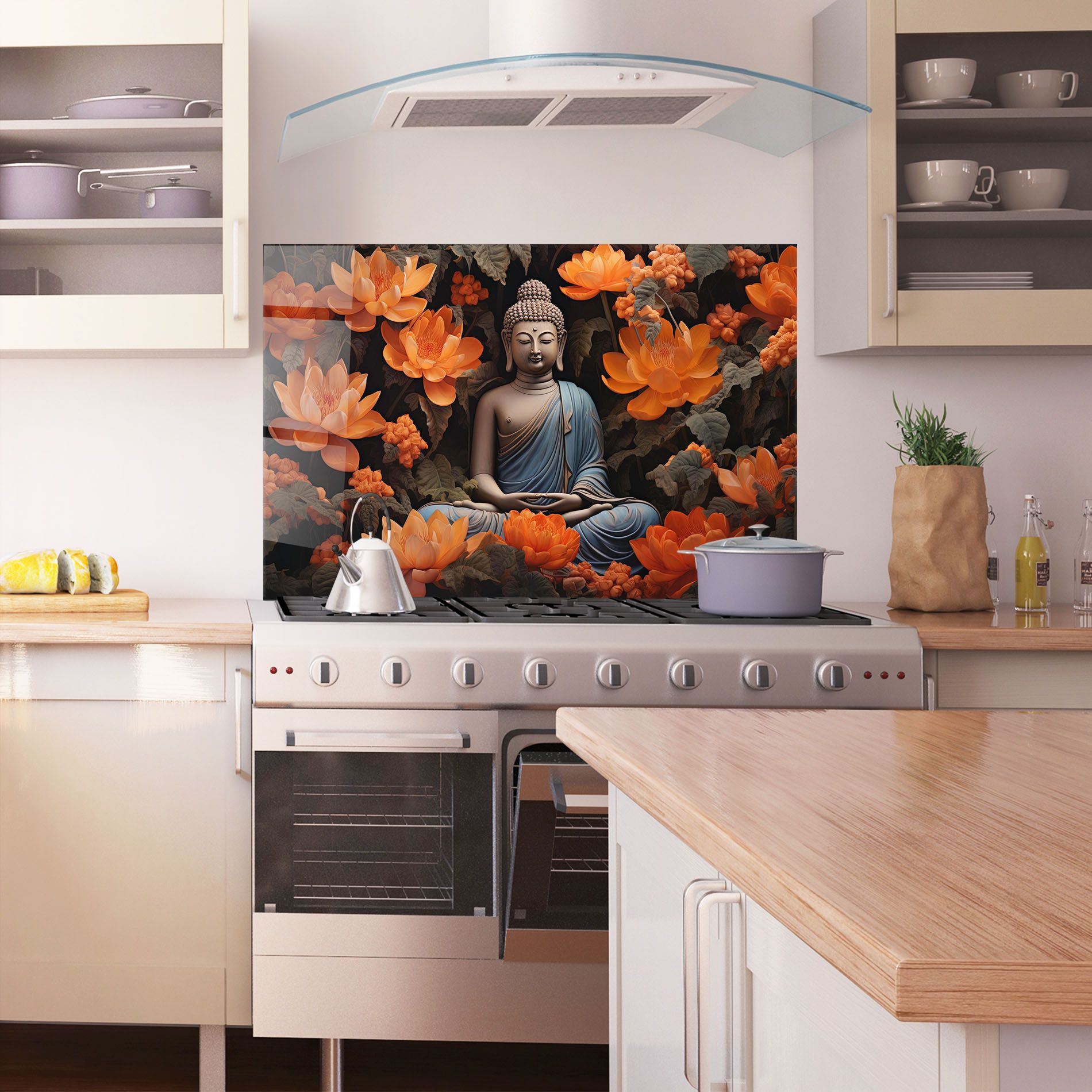 Big Flower Buddha mockup 1