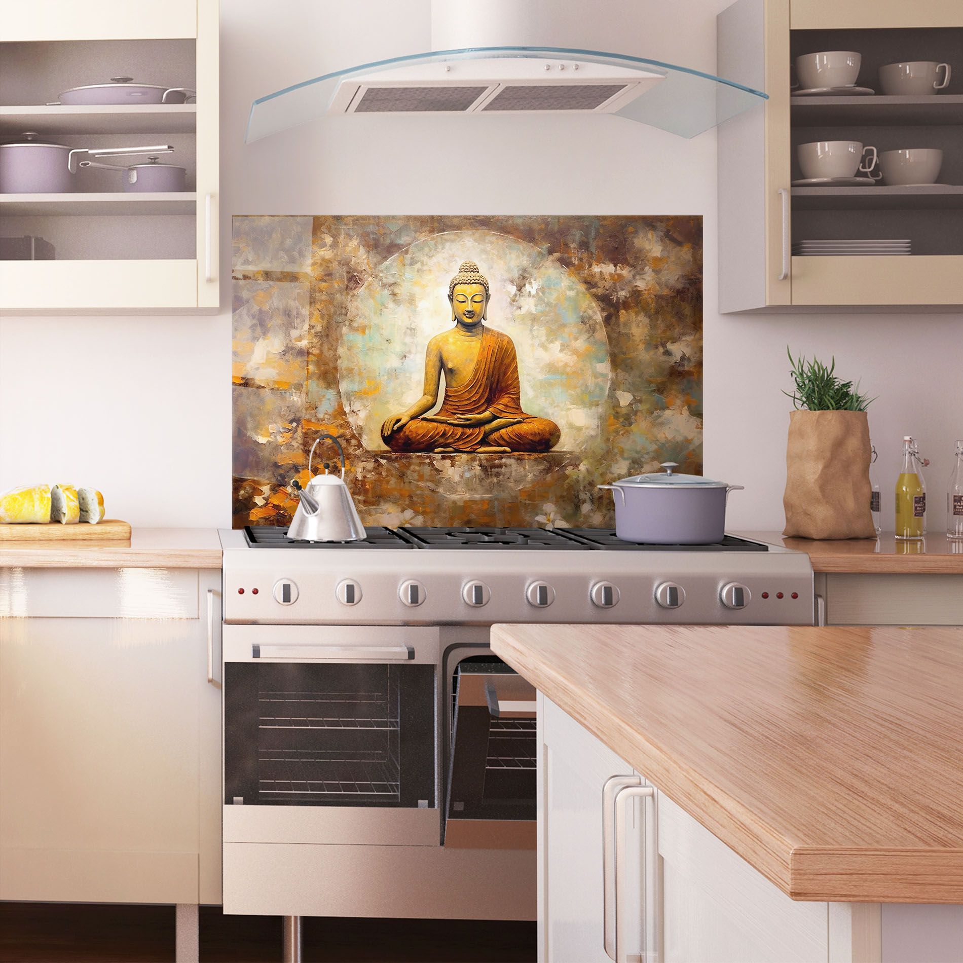 Blue Circle Buddha mockup 1