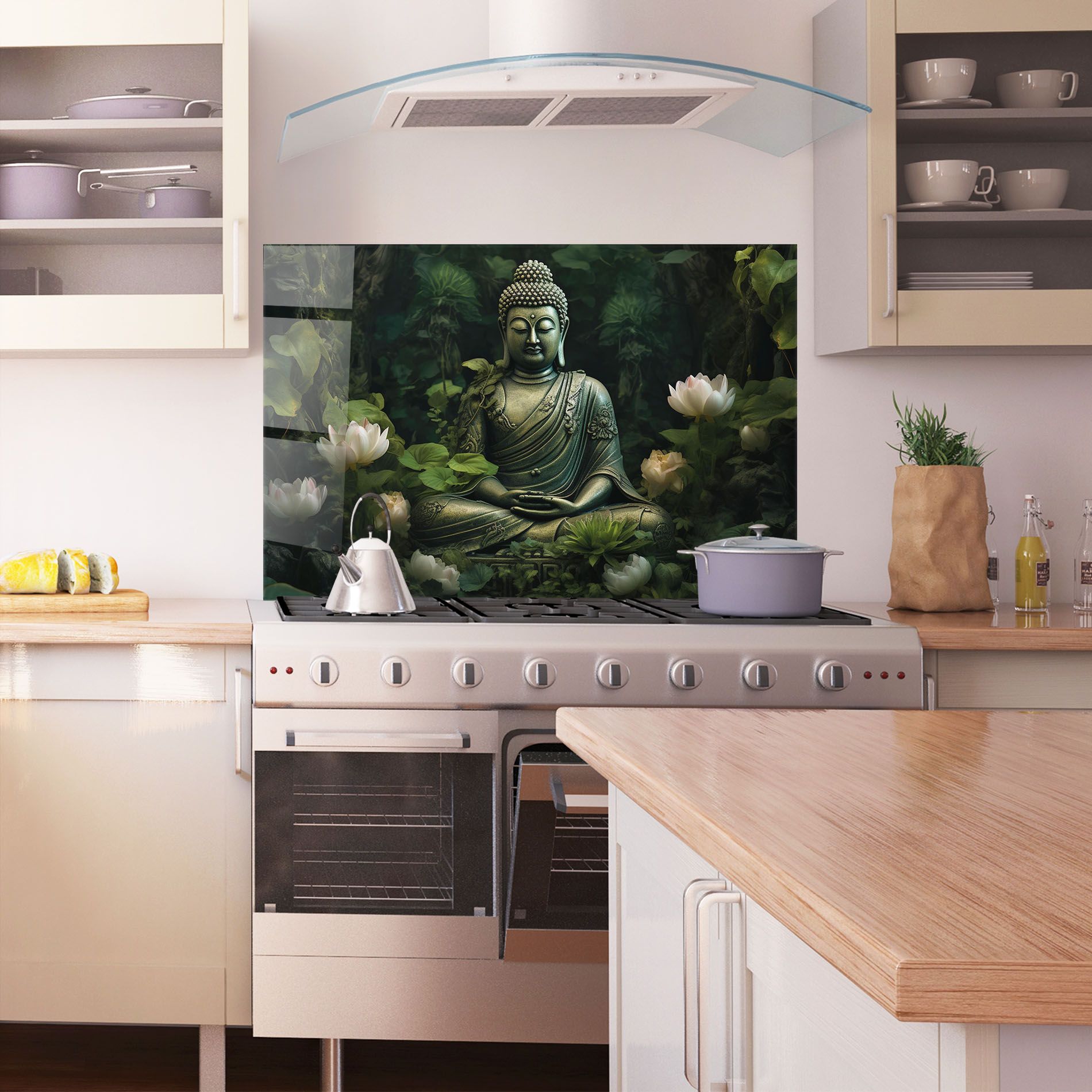 Buddha Lotus Flower mockup 1