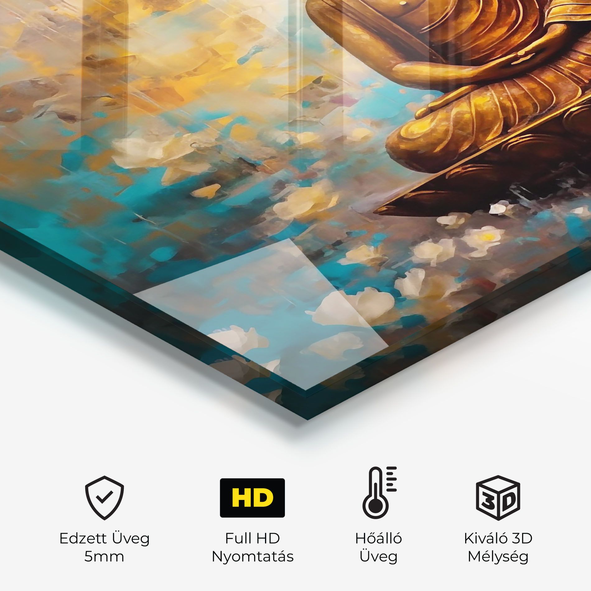 Blue Gold Buddha mockup 2